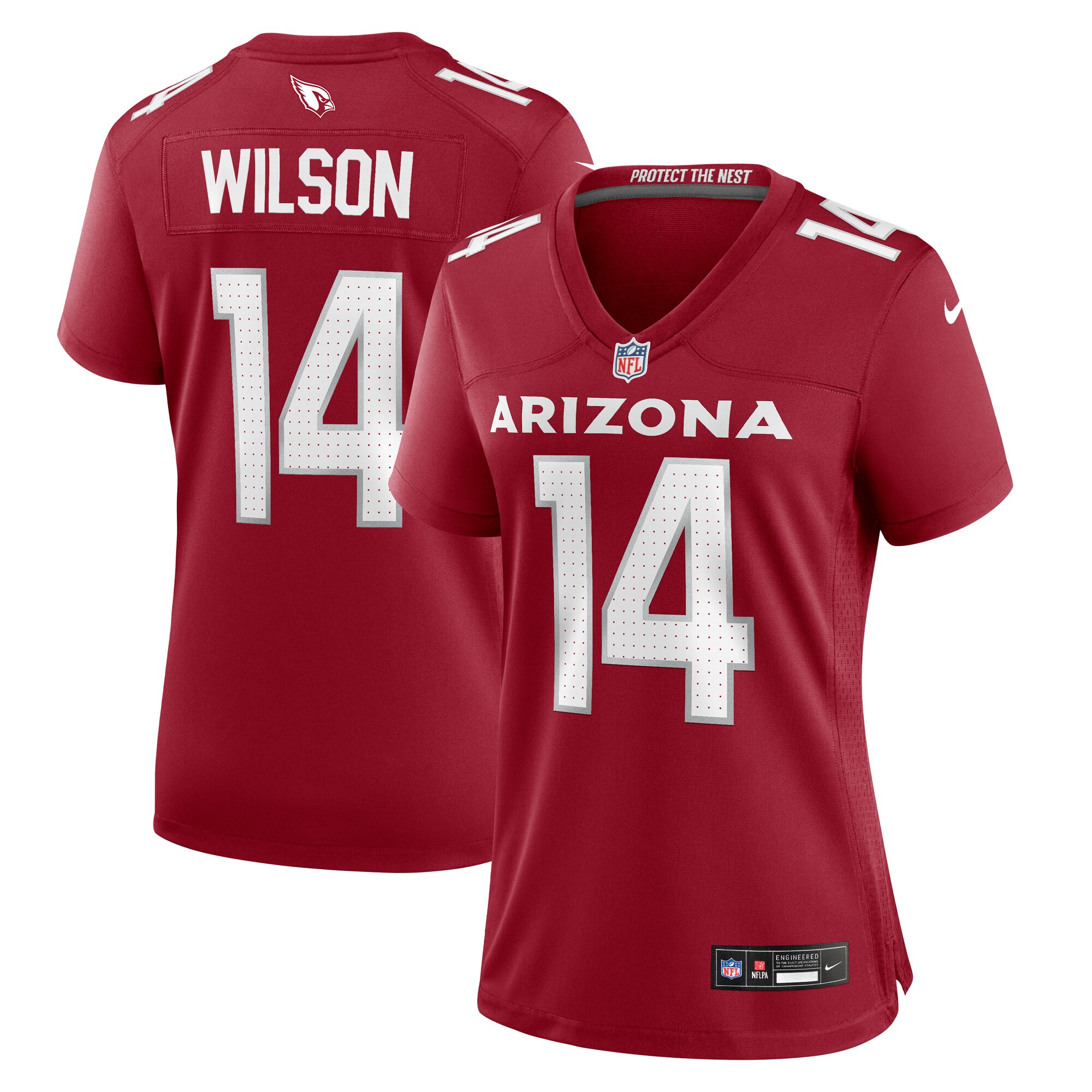 Michael Wilson Arizona Cardinals  Women's Team Game Jersey -  Cardinal