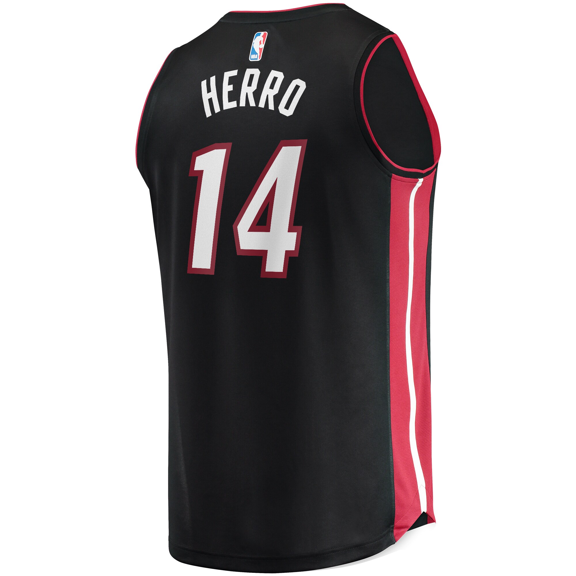 Tyler Herro Miami Heat Fanatics Fast Break Replica Jersey Black - Icon Edition