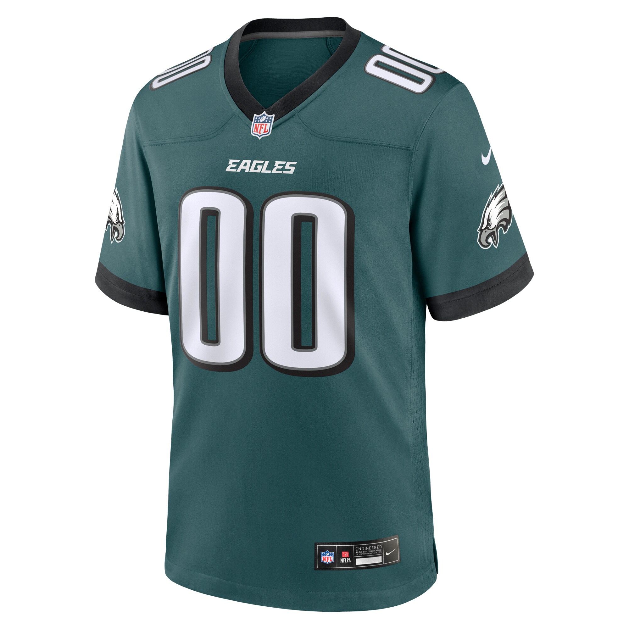 Philadelphia Eagles  Custom Game Jersey - Midnight Green