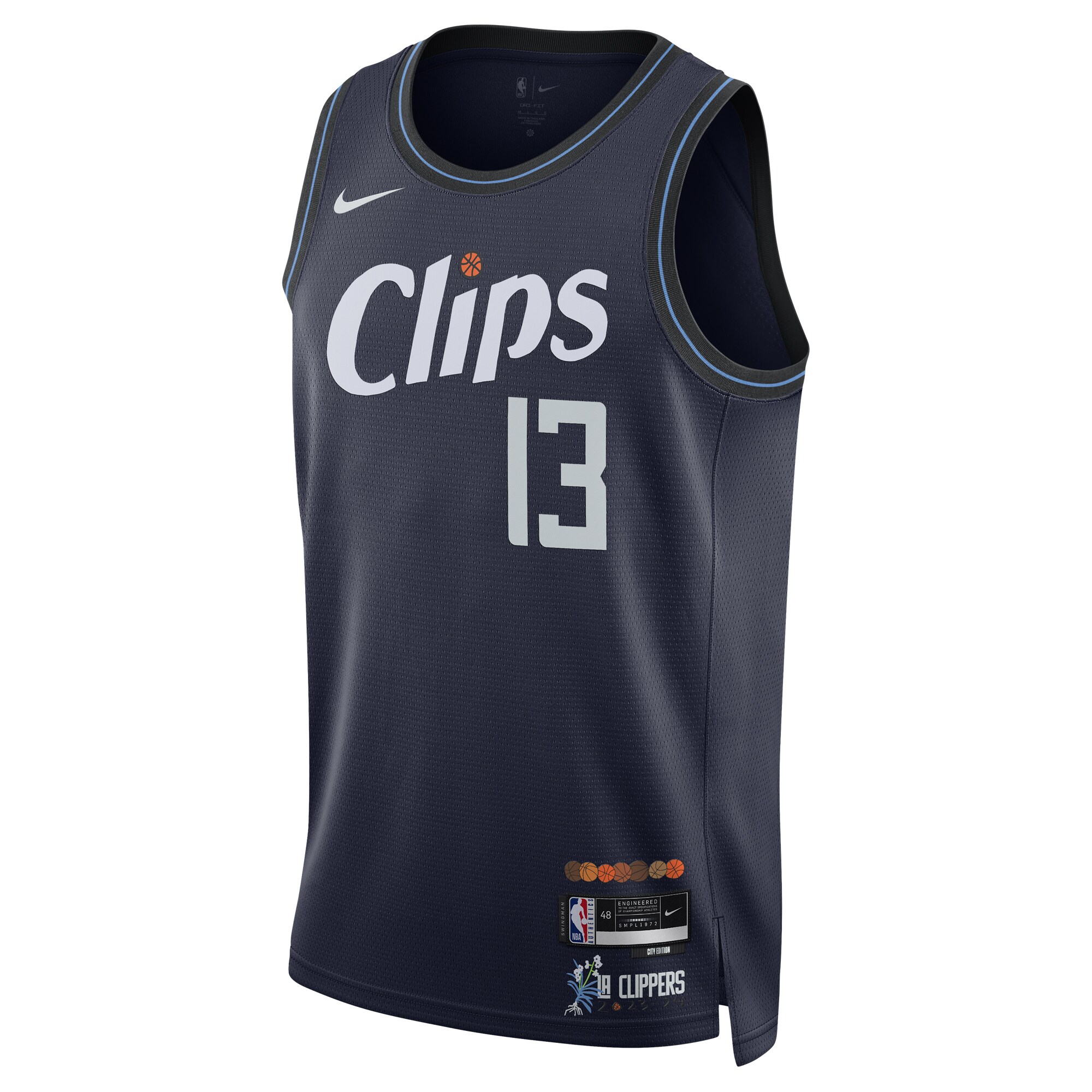 Paul George LA Clippers  Unisex 2023\/24 Swingman Jersey - Navy - City Edition