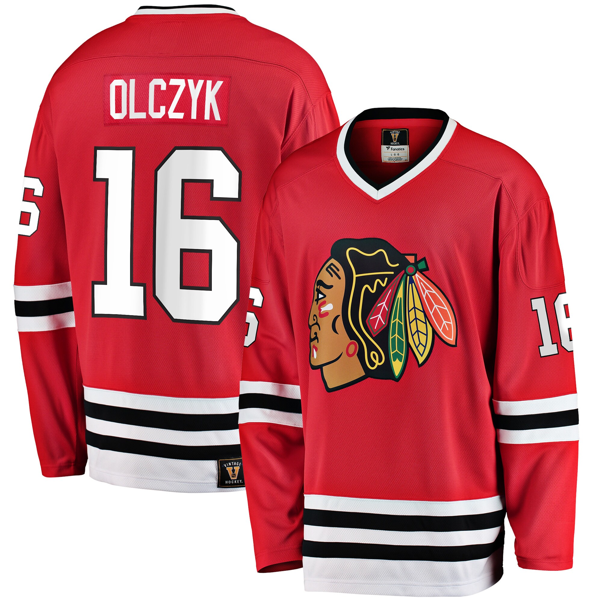 Eddie Olczyk Chicago Blackhawks Fanatics Premier Breakaway Retired Player Jersey - Red