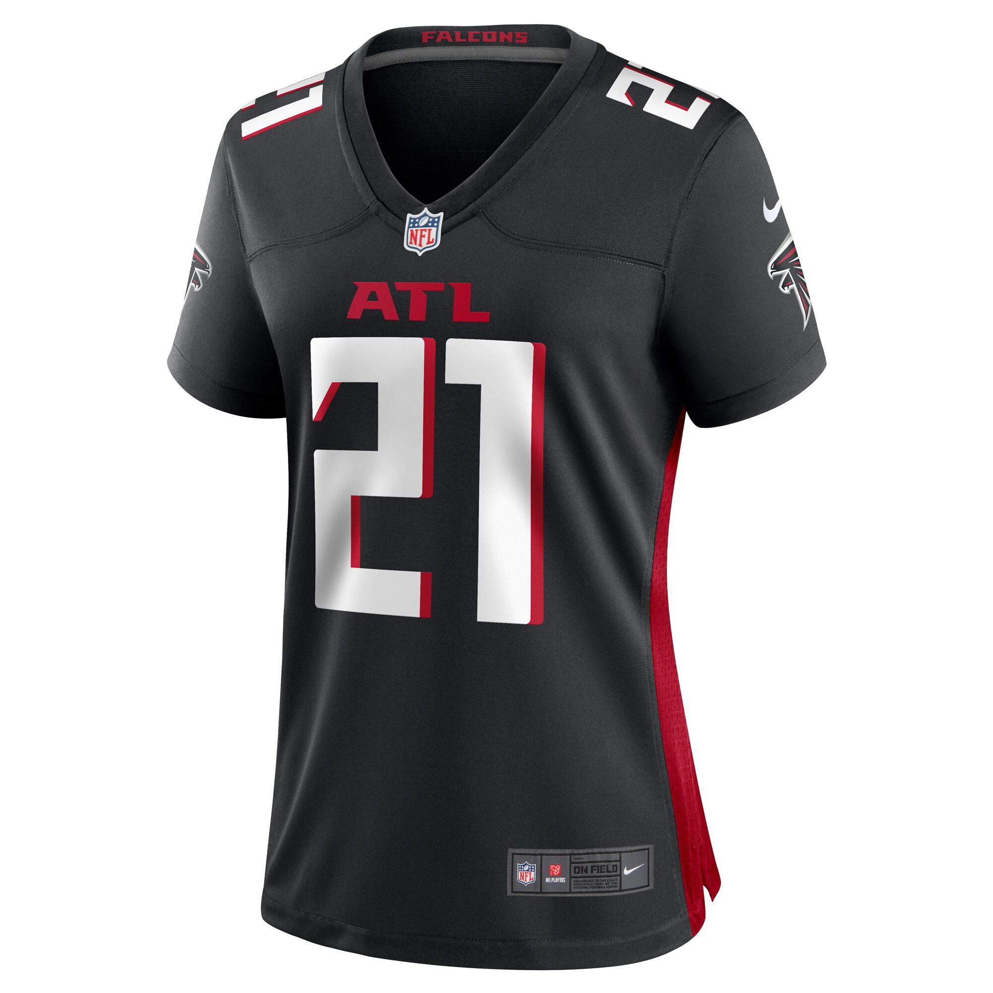 Mike Hughes Atlanta Falcons  Women's Game Player Jersey - Black