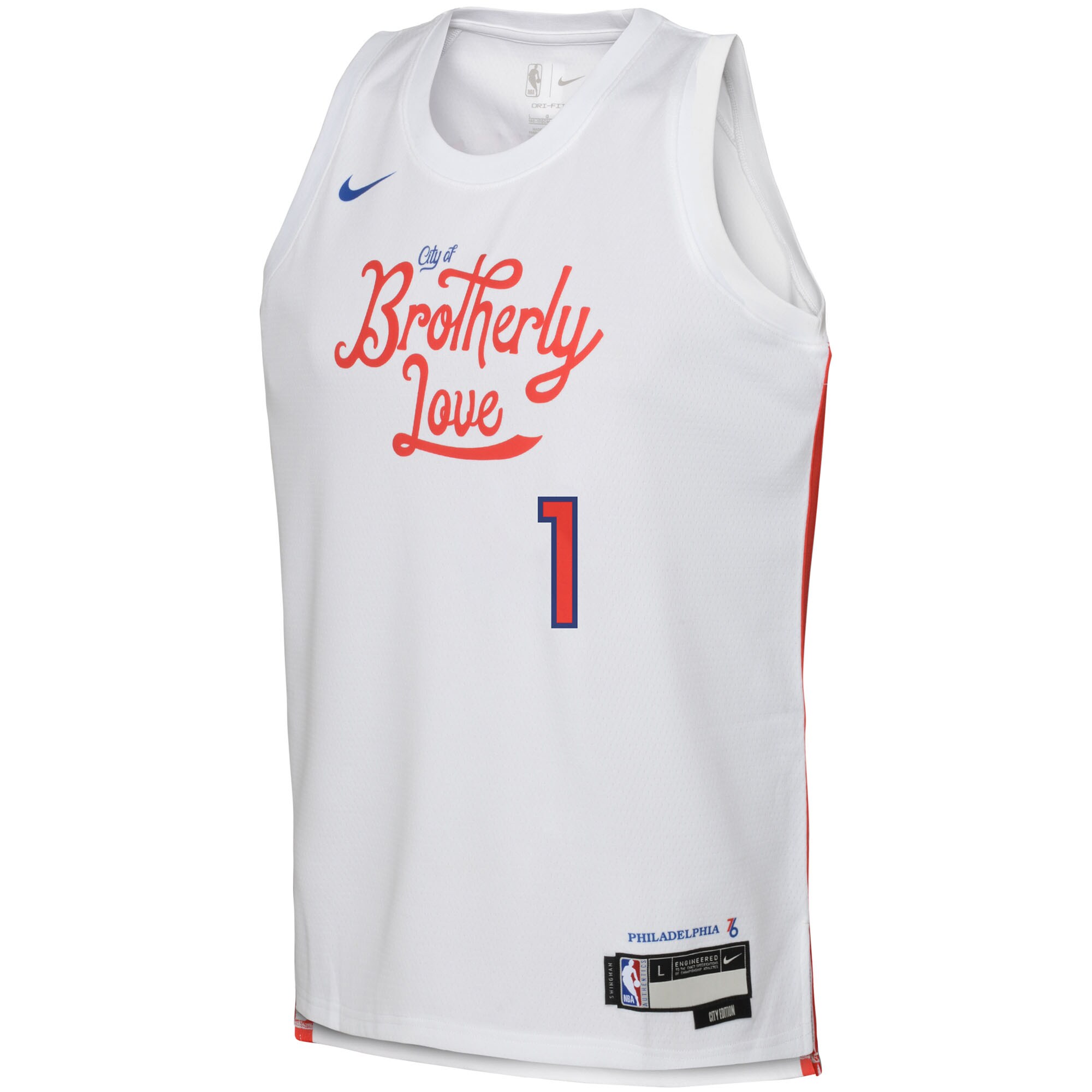 James Harden Philadelphia 76ers  Youth 2022\/23 Swingman Jersey - City Edition - White