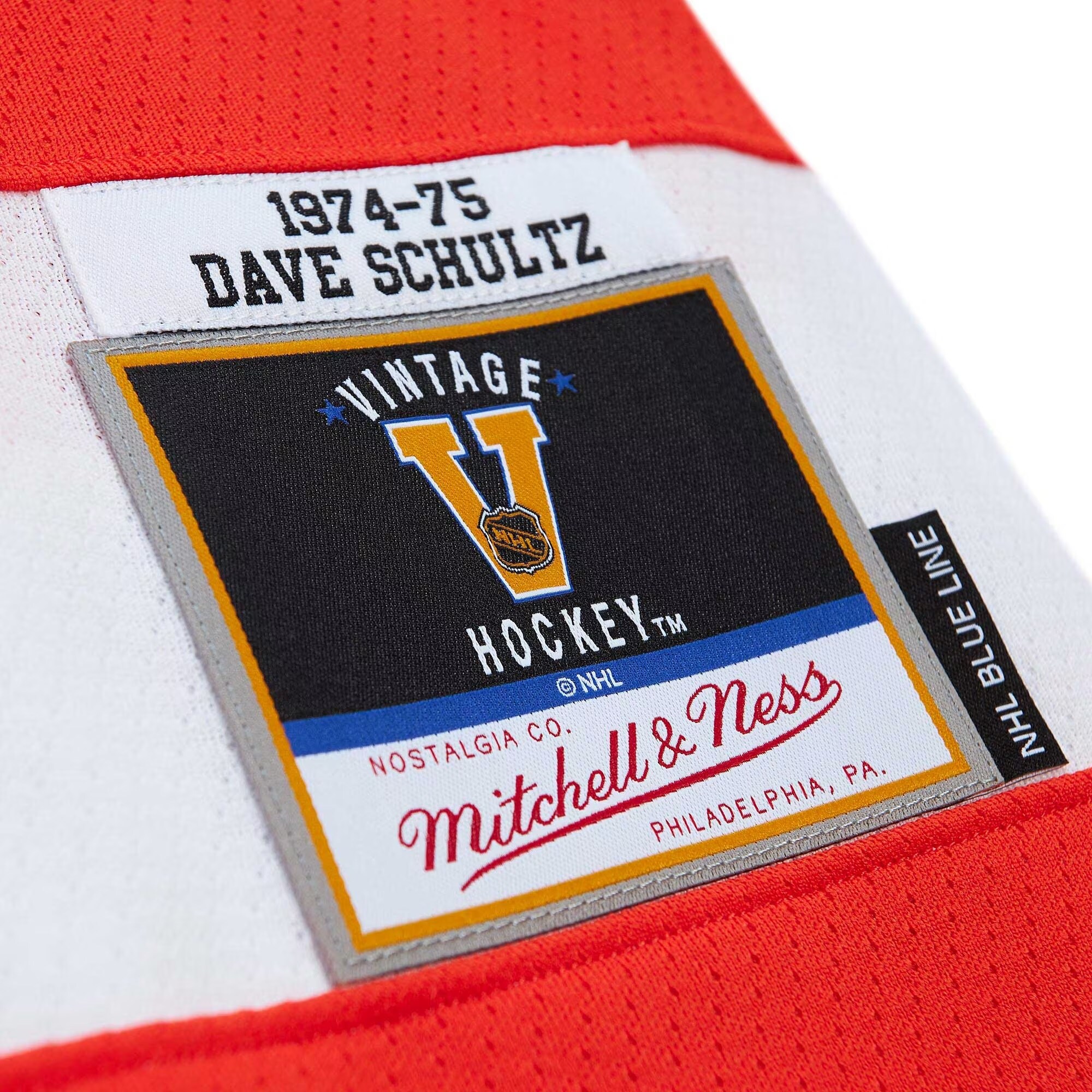 Dave Schultz Philadelphia Flyers Mitchell & Ness  1974\/75 Blue Line Player Jersey - Orange