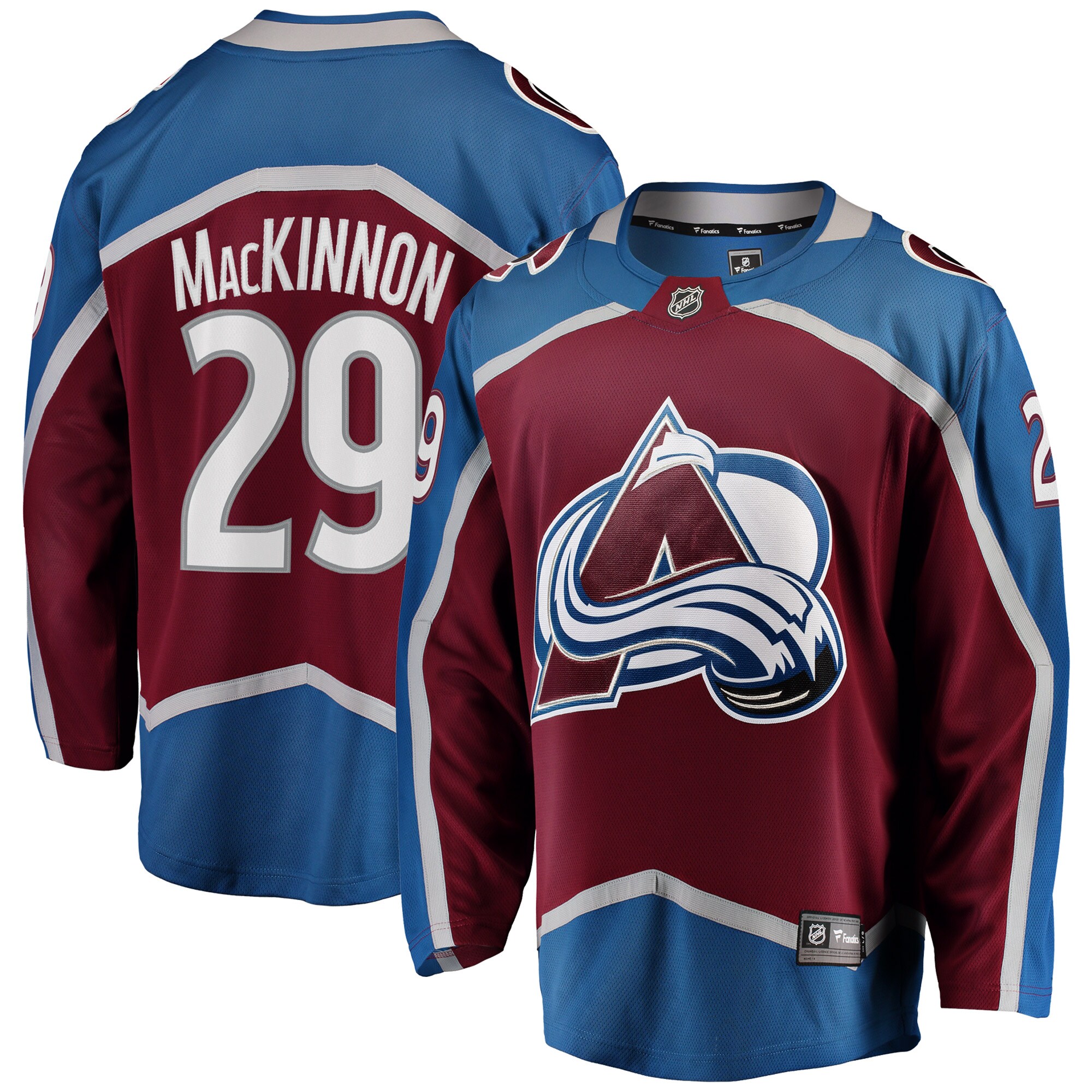 Nathan MacKinnon Colorado Avalanche Fanatics Breakaway Player Jersey - Burgundy
