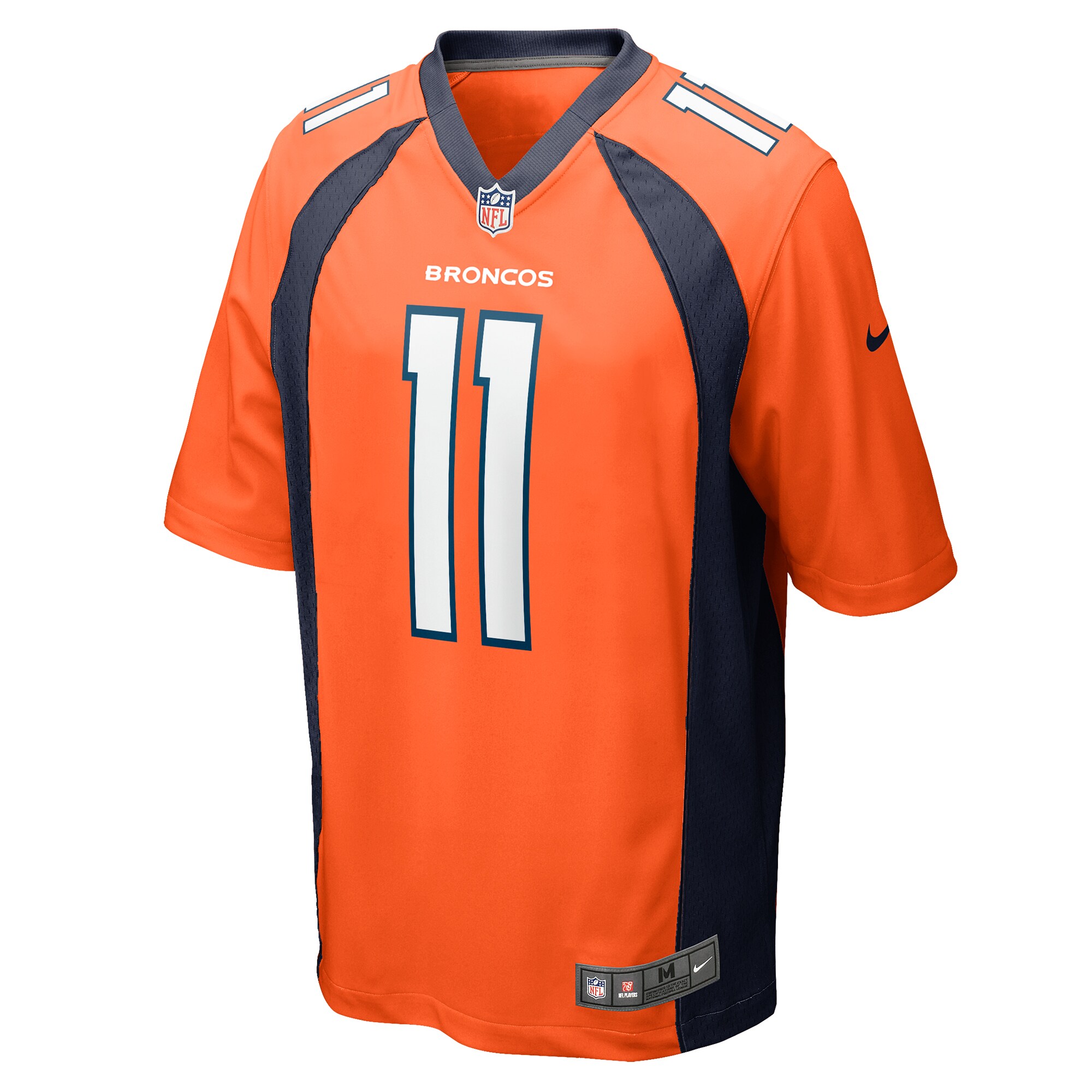 Ben DiNucci Denver Broncos  Team Game Jersey -  Orange