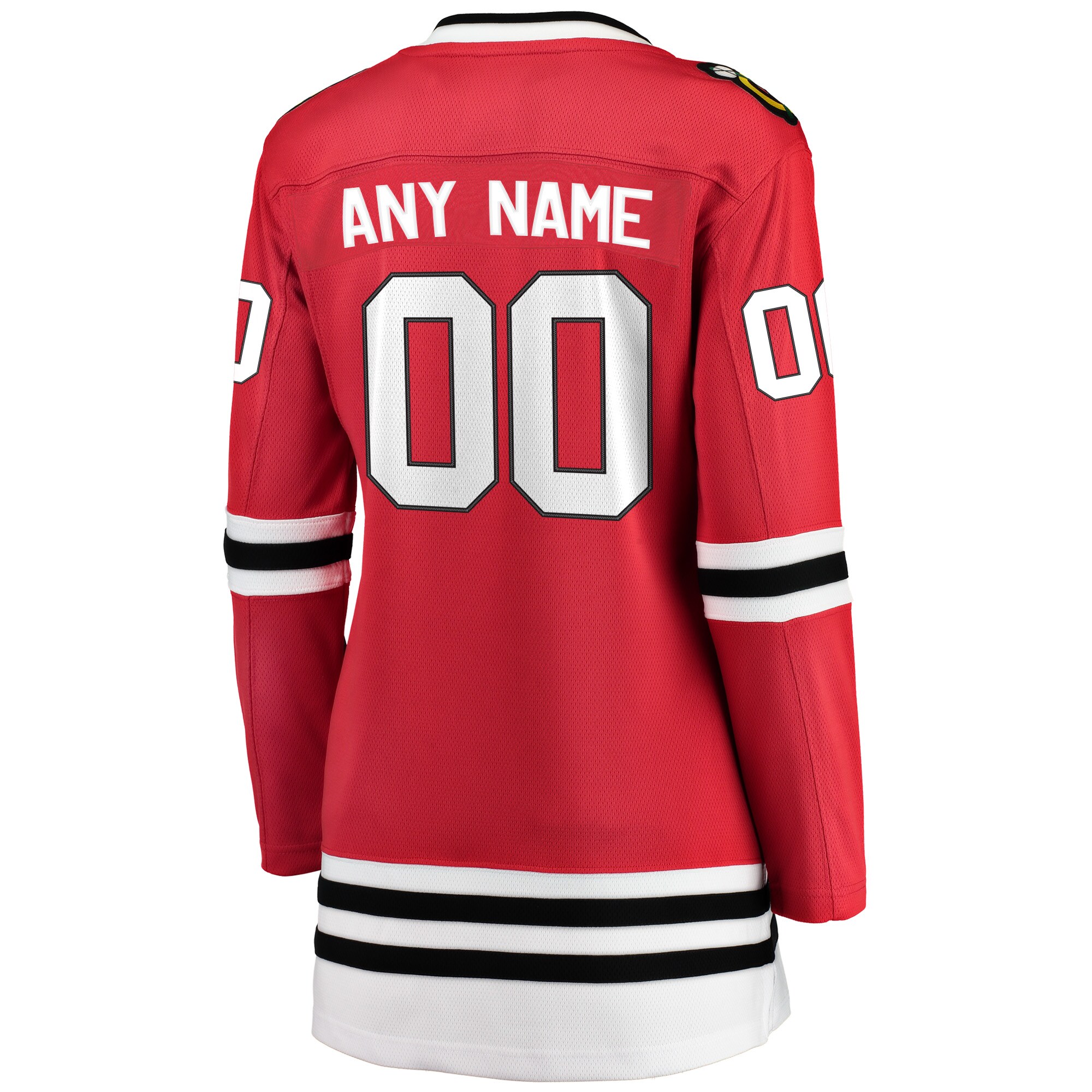 Chicago Blackhawks Fanatics Women's Home Breakaway Custom Jersey - Red