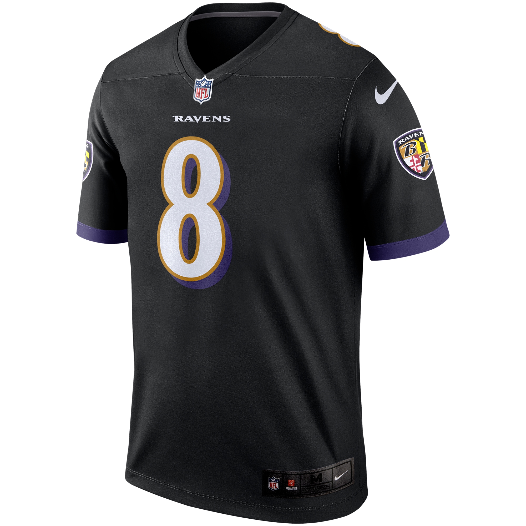 Lamar Jackson Baltimore Ravens  Legend Jersey - Black