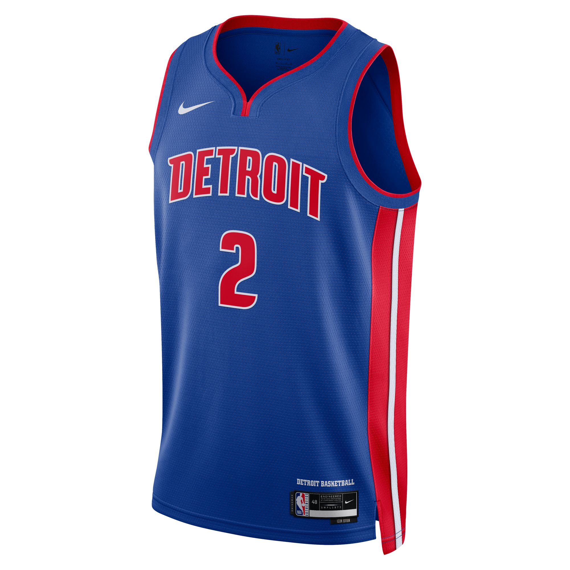 Cade Cunningham Detroit Pistons  Unisex Swingman Jersey - Icon Edition - Blue