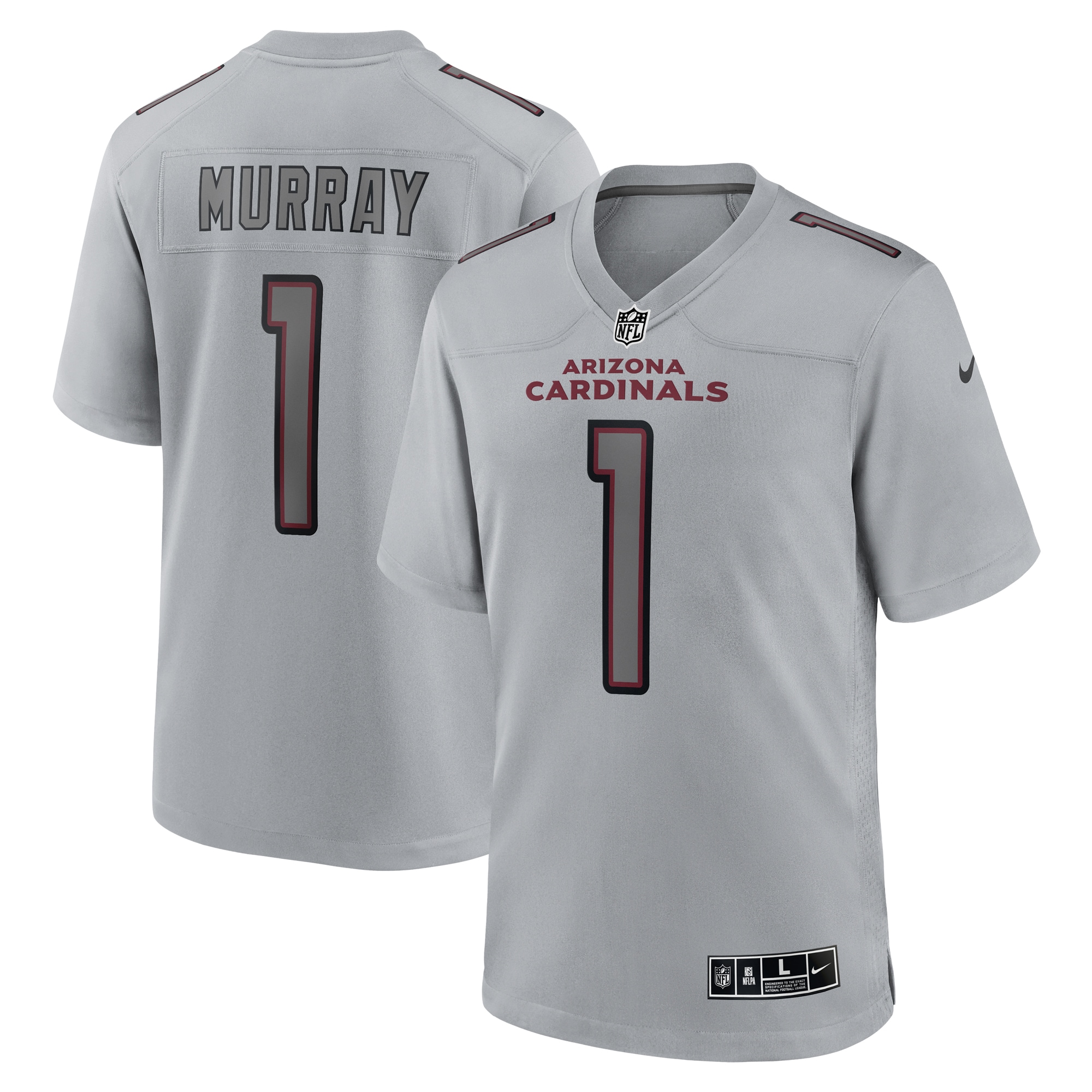 Kyler Murray Arizona Cardinals  Atmosphere Fashion Game Jersey - Gray