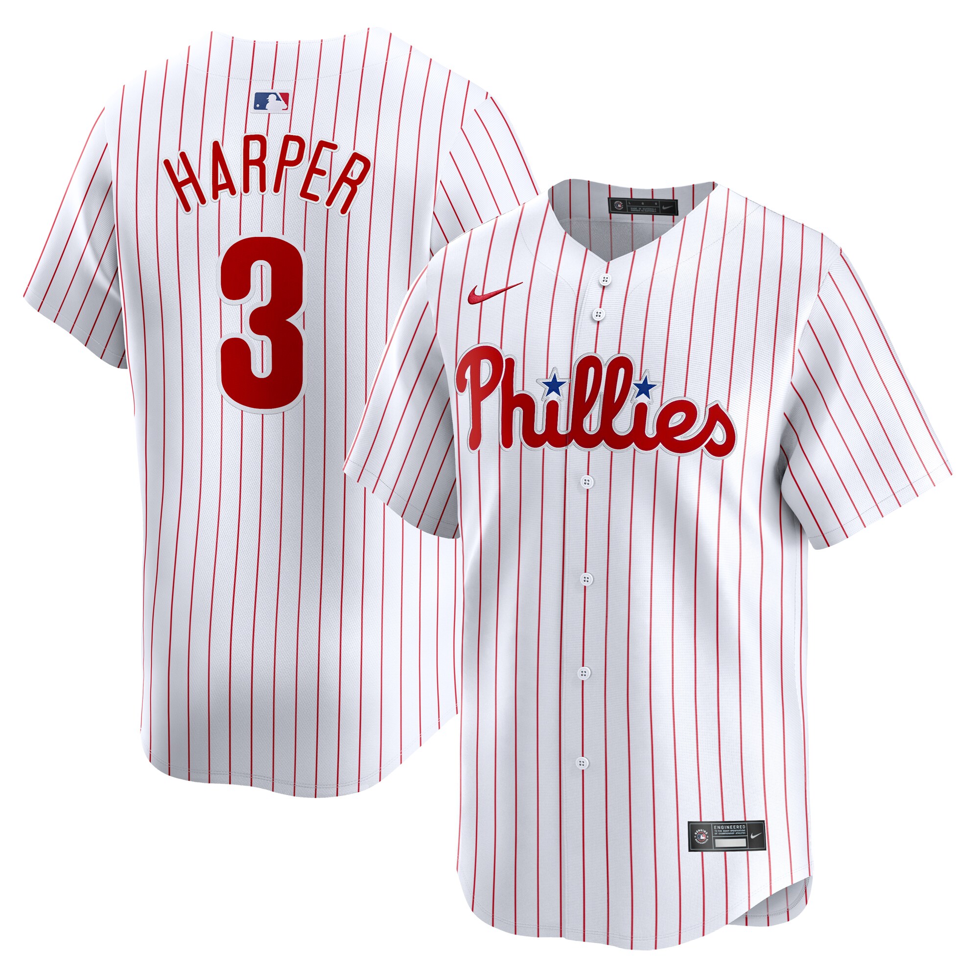 Bryce Harper Philadelphia Phillies  Youth Home Limited Player Jersey - White