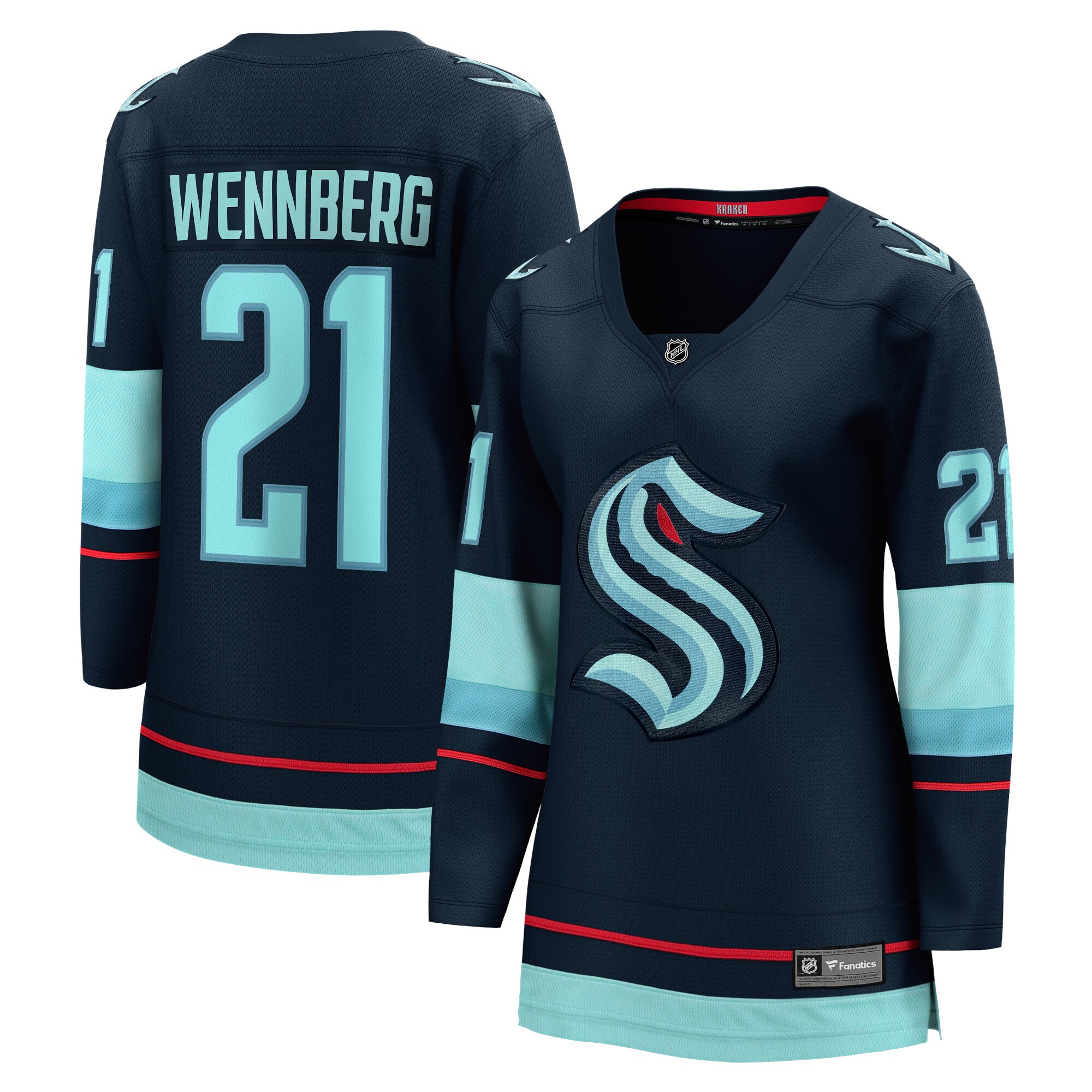 Alexander Wennberg  Fanatics Women's Home Breakaway Player Jersey - Deep Sea Blue