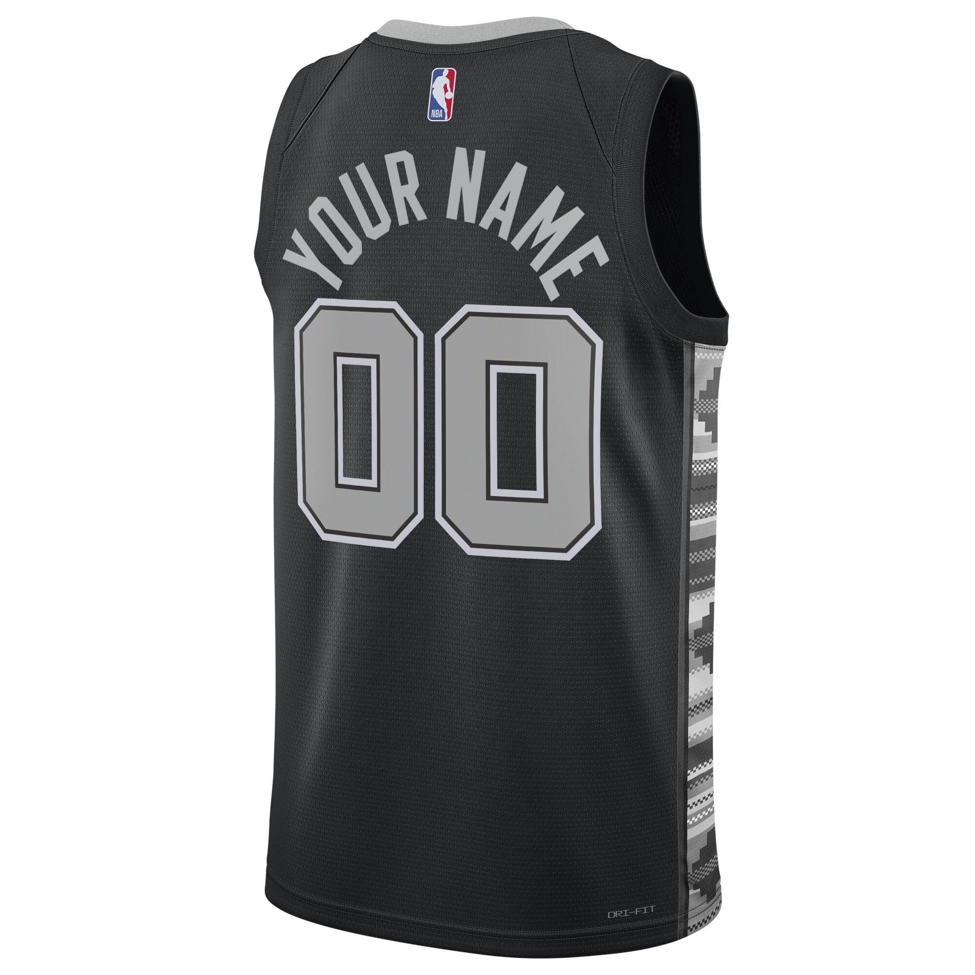 San Antonio Spurs Jordan Brand Unisex 2022\/23 Swingman Custom Jersey - Statement Edition - Black