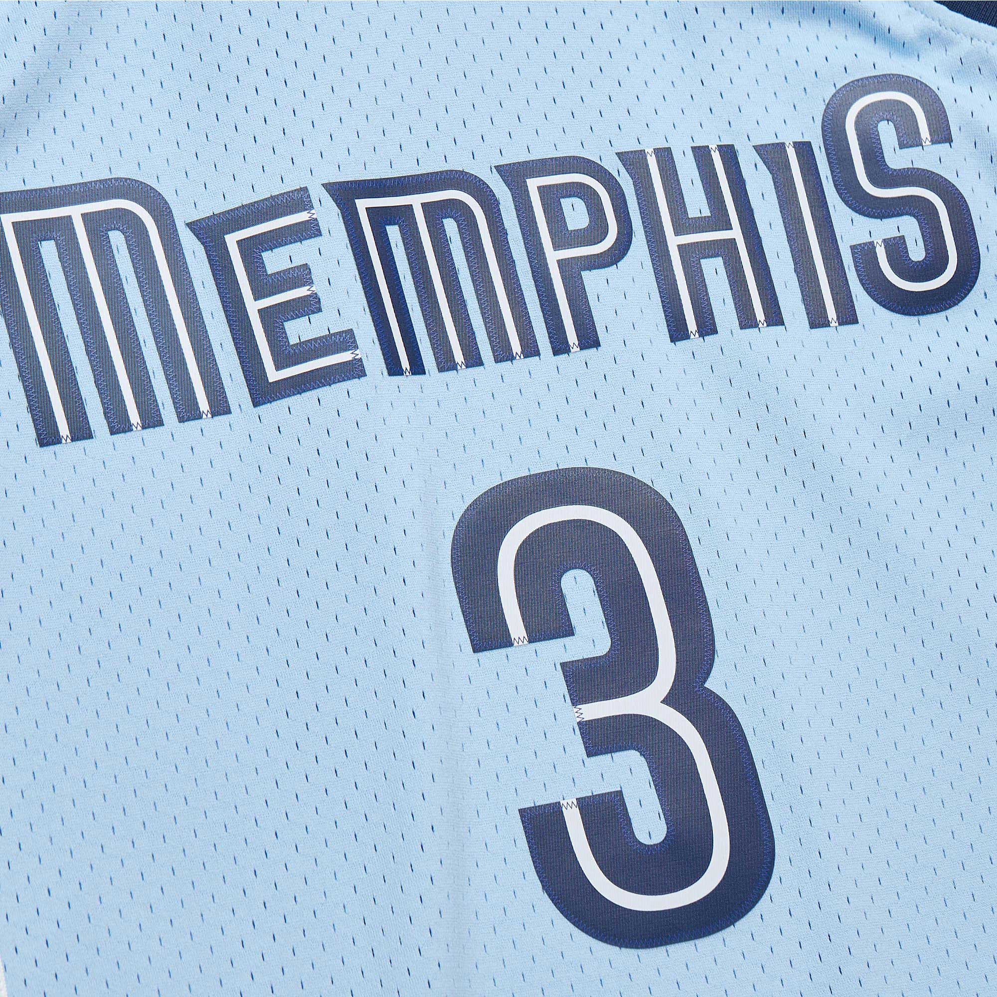 Allen Iverson Memphis Grizzlies Mitchell & Ness 2009\/10 Hardwood Classics Swingman Jersey - Light Blue