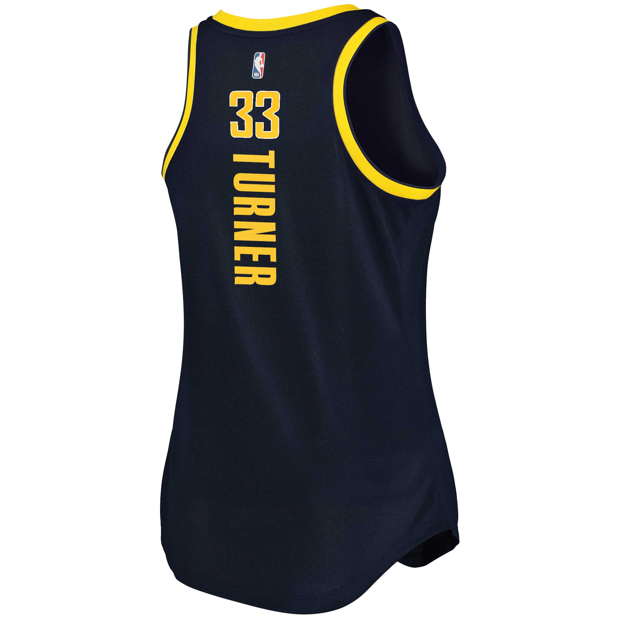Myles Turner Indiana Pacers Fanatics Women's Fast Break Tank Jersey - Icon Edition - Navy