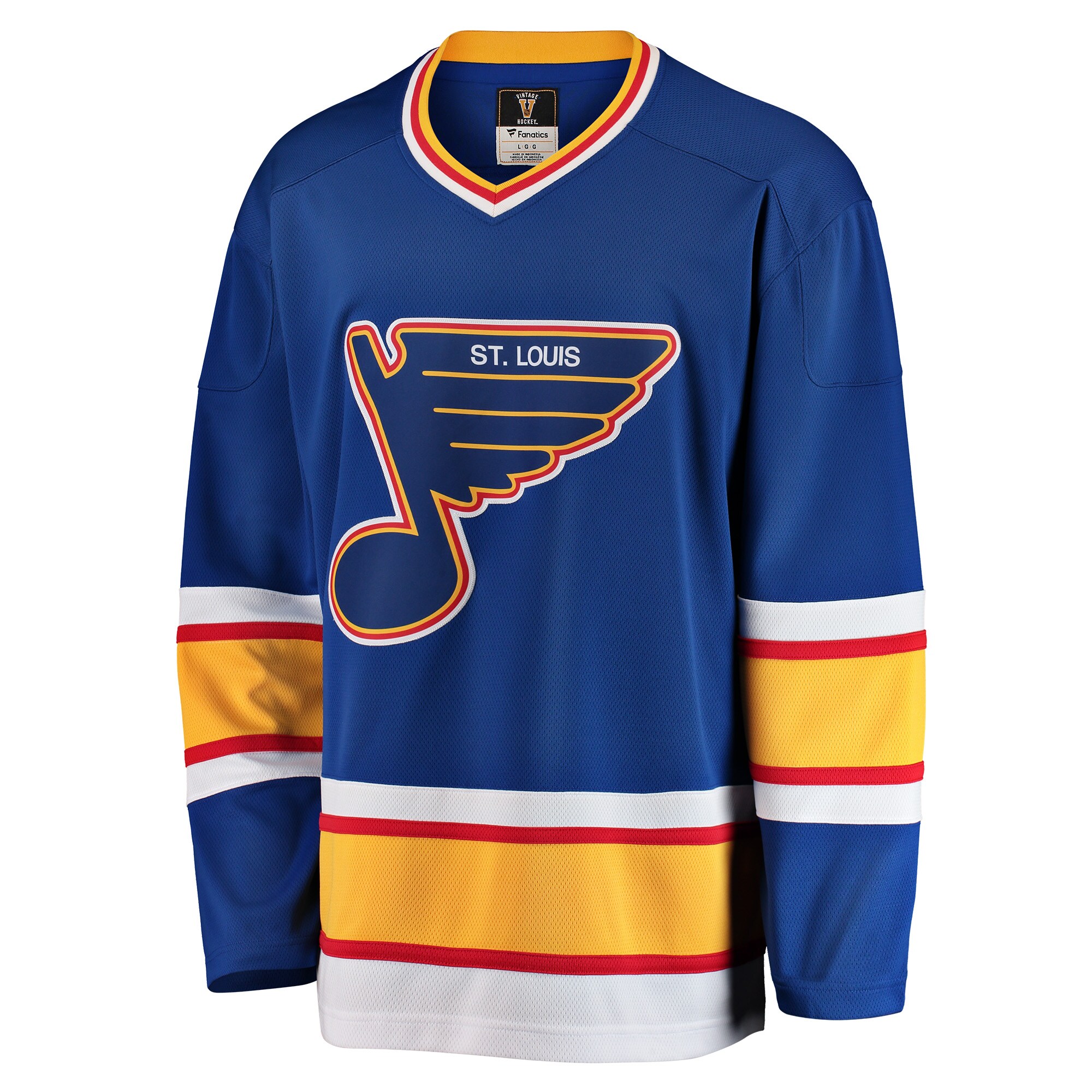 St. Louis Blues Fanatics Premier Breakaway Heritage Blank Jersey - Blue