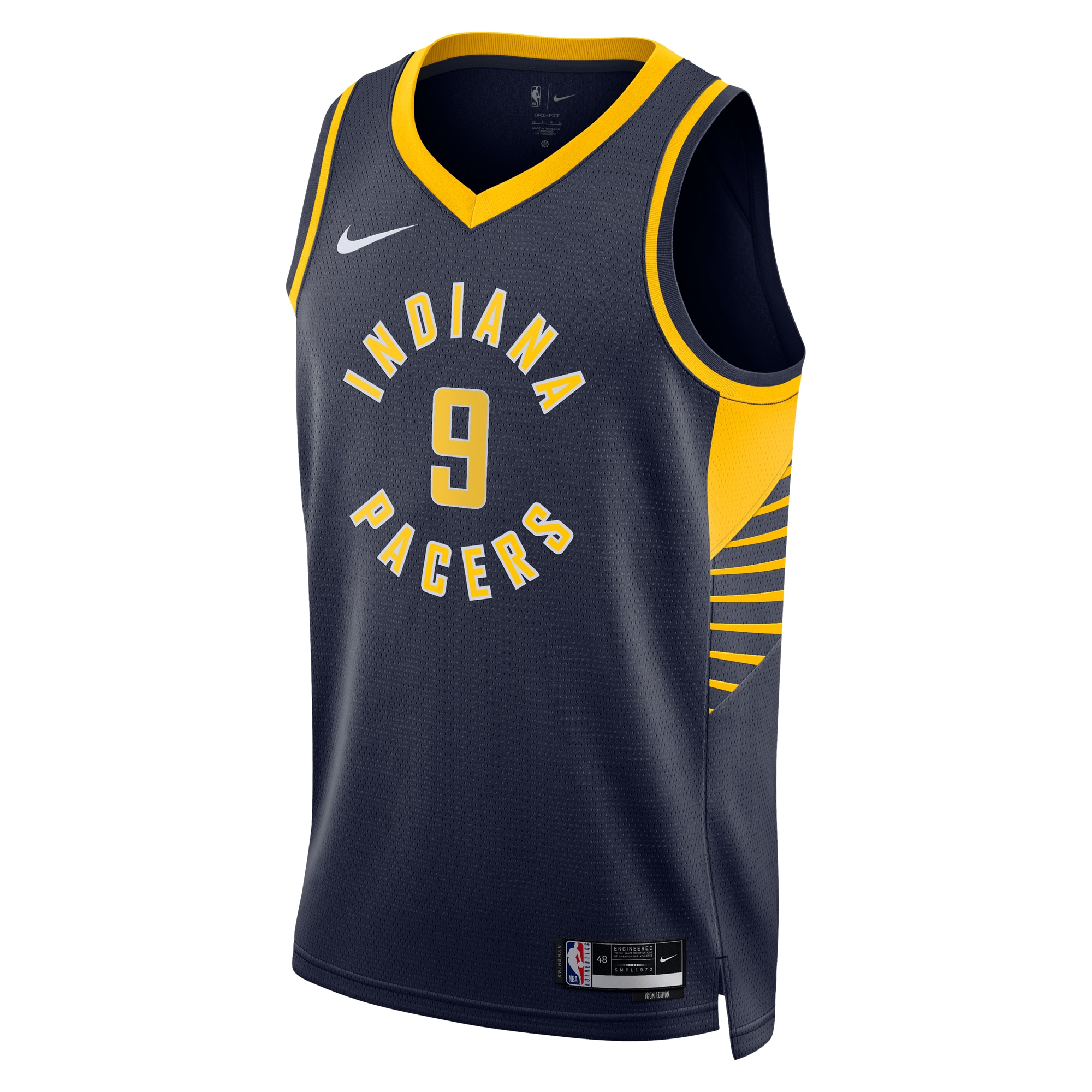 T.J. McConnell Indiana Pacers  Unisex Swingman Replica Jersey - Icon Edition - Navy