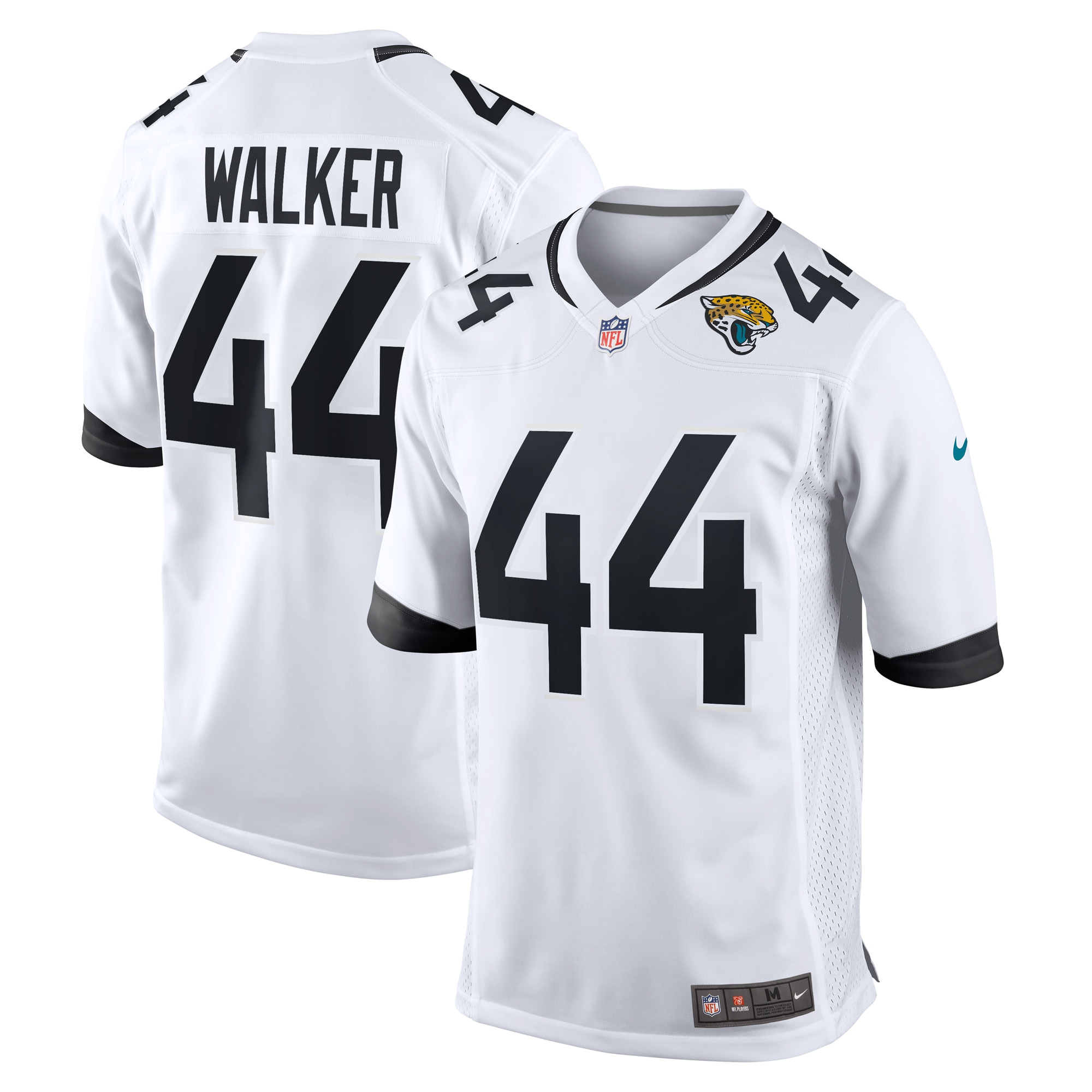 Travon Walker Jacksonville Jaguars  Player Game Jersey - White