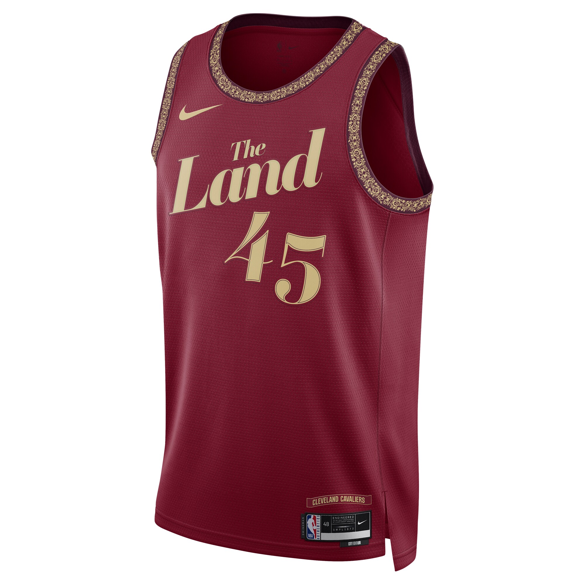 Donovan Mitchell Cleveland Cavaliers  Unisex 2023\/24 Swingman Jersey - Wine - City Edition