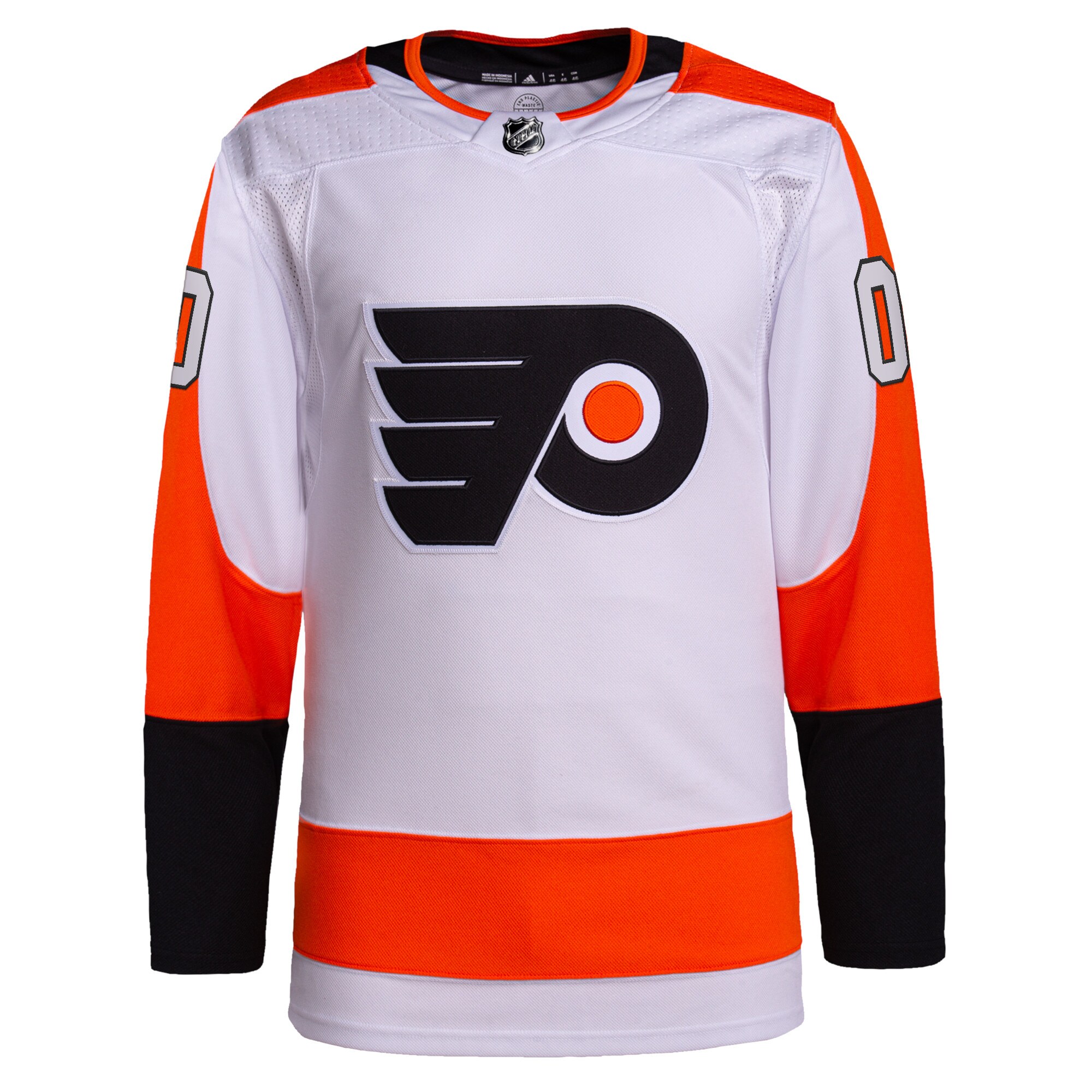 Philadelphia Flyers adidas  Away  Primegreen Authentic Custom Jersey - White