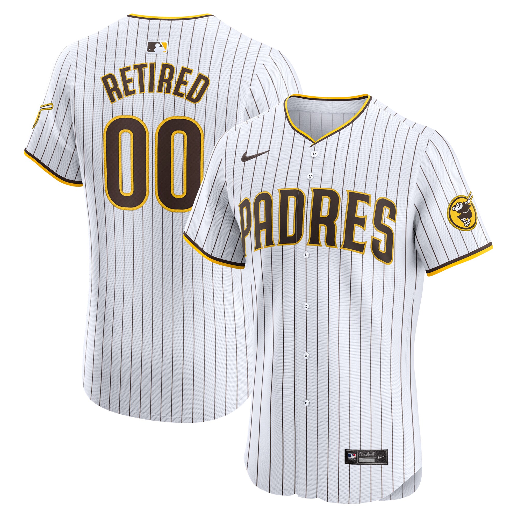 San Diego Padres  Home Elite Pick-A-Player Retired Roster Jersey - White