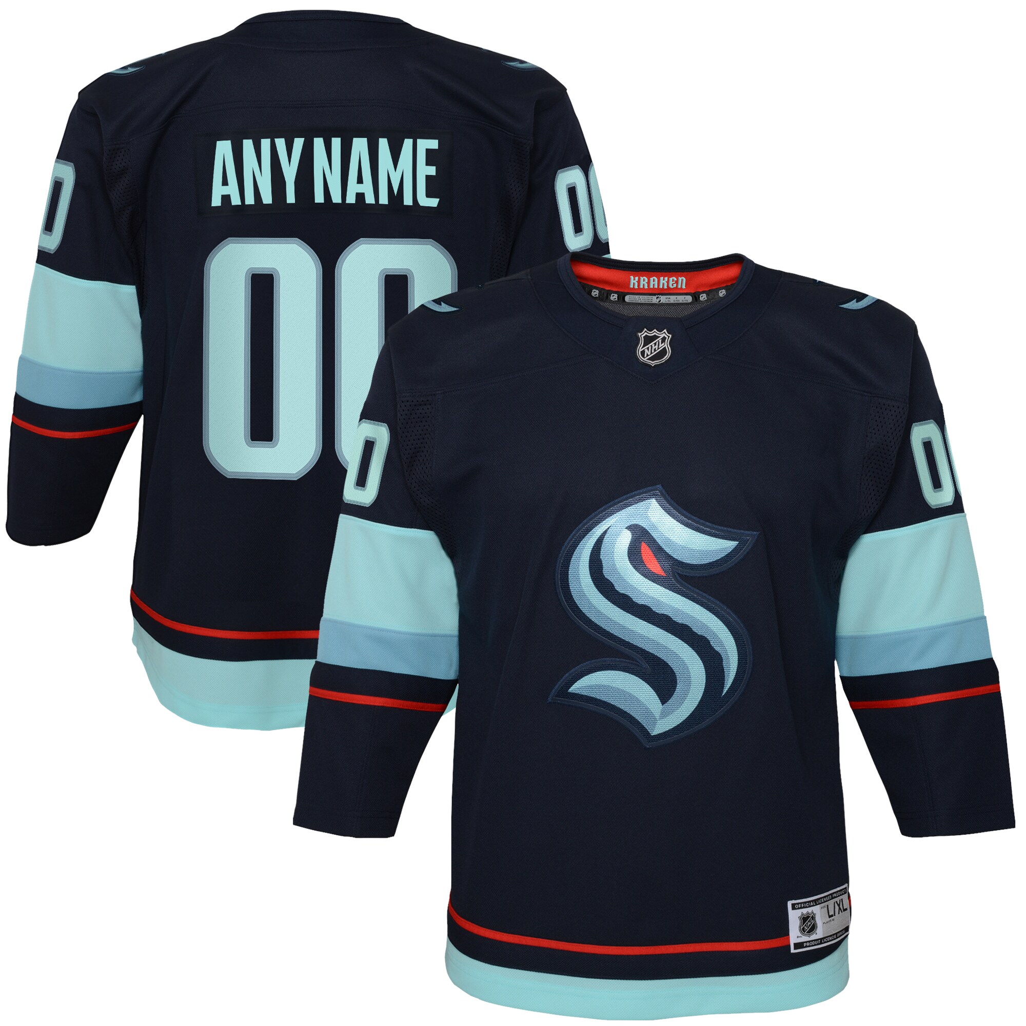 Youth Home Premier Custom Jersey - Navy