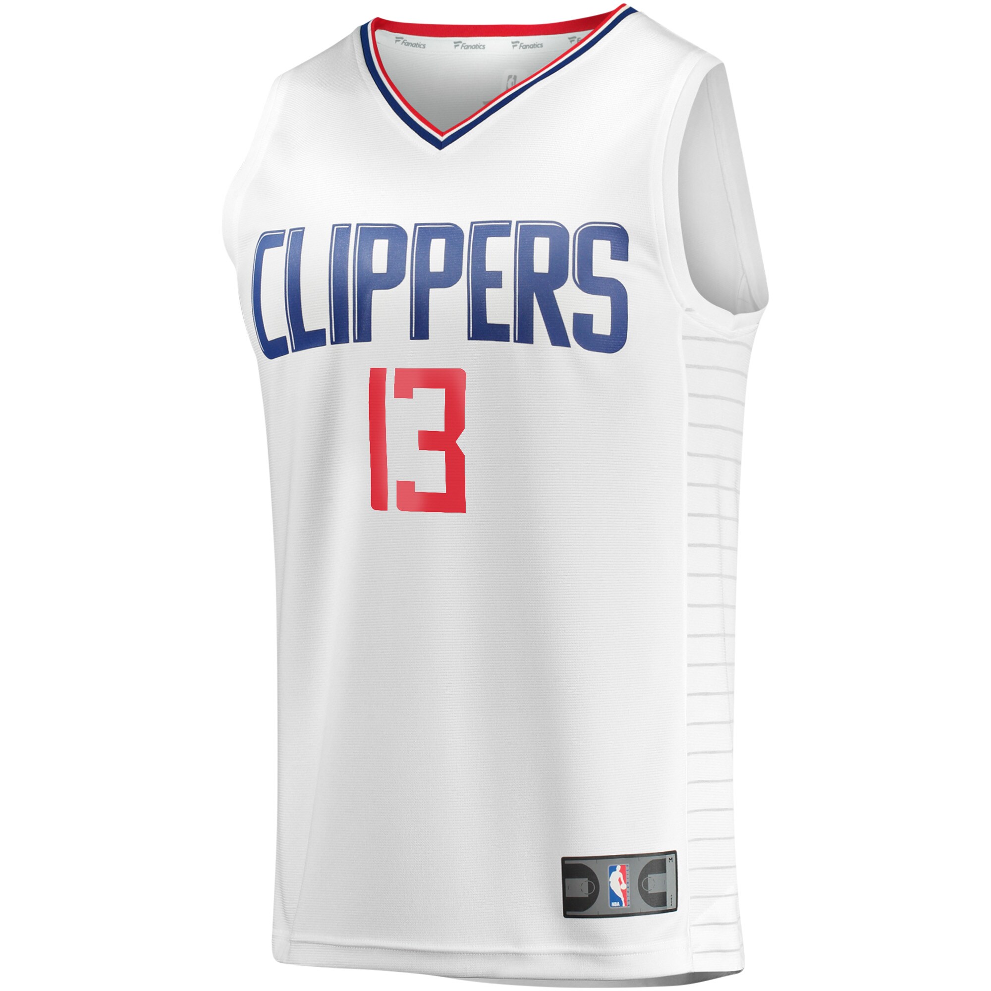 Paul George LA Clippers Fanatics Youth Fast Break Player Jersey - Association Edition - White
