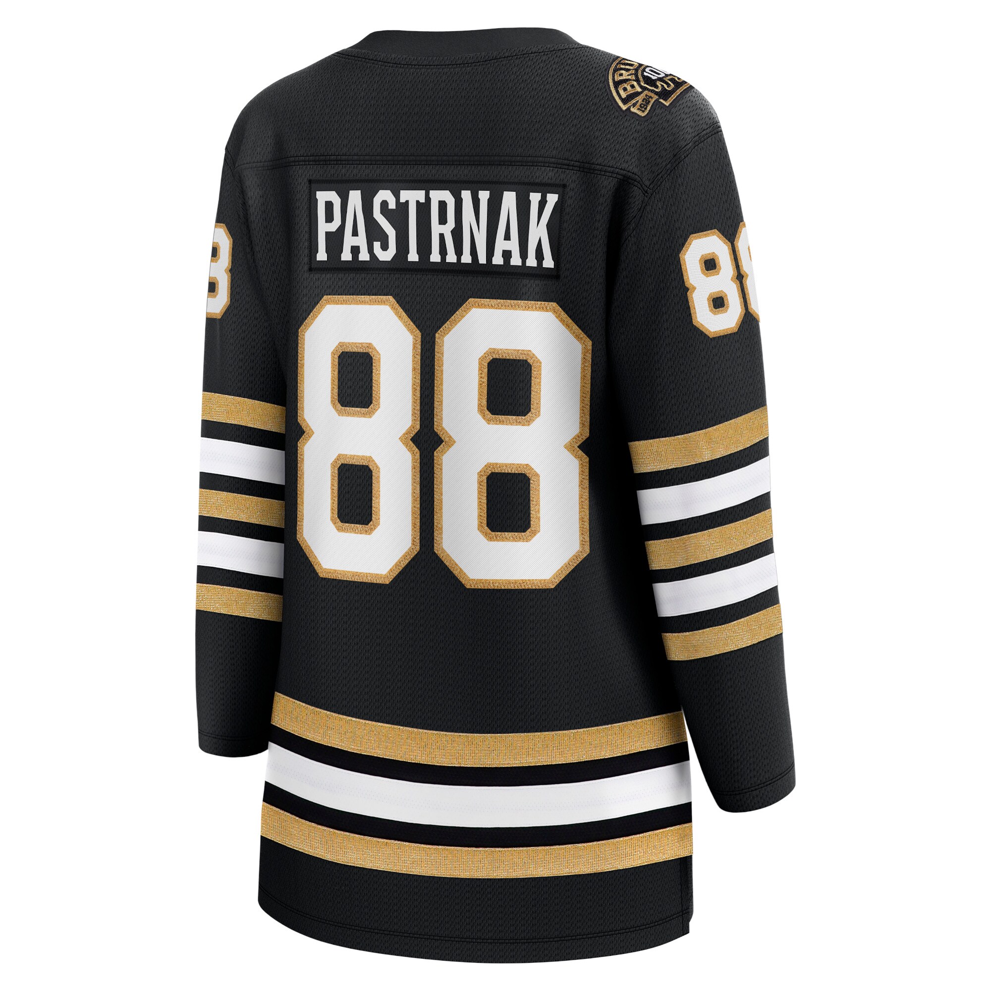 David Pastrnak Boston Bruins Fanatics Women's 100th Anniversary Premier Breakaway Player Jersey - Black
