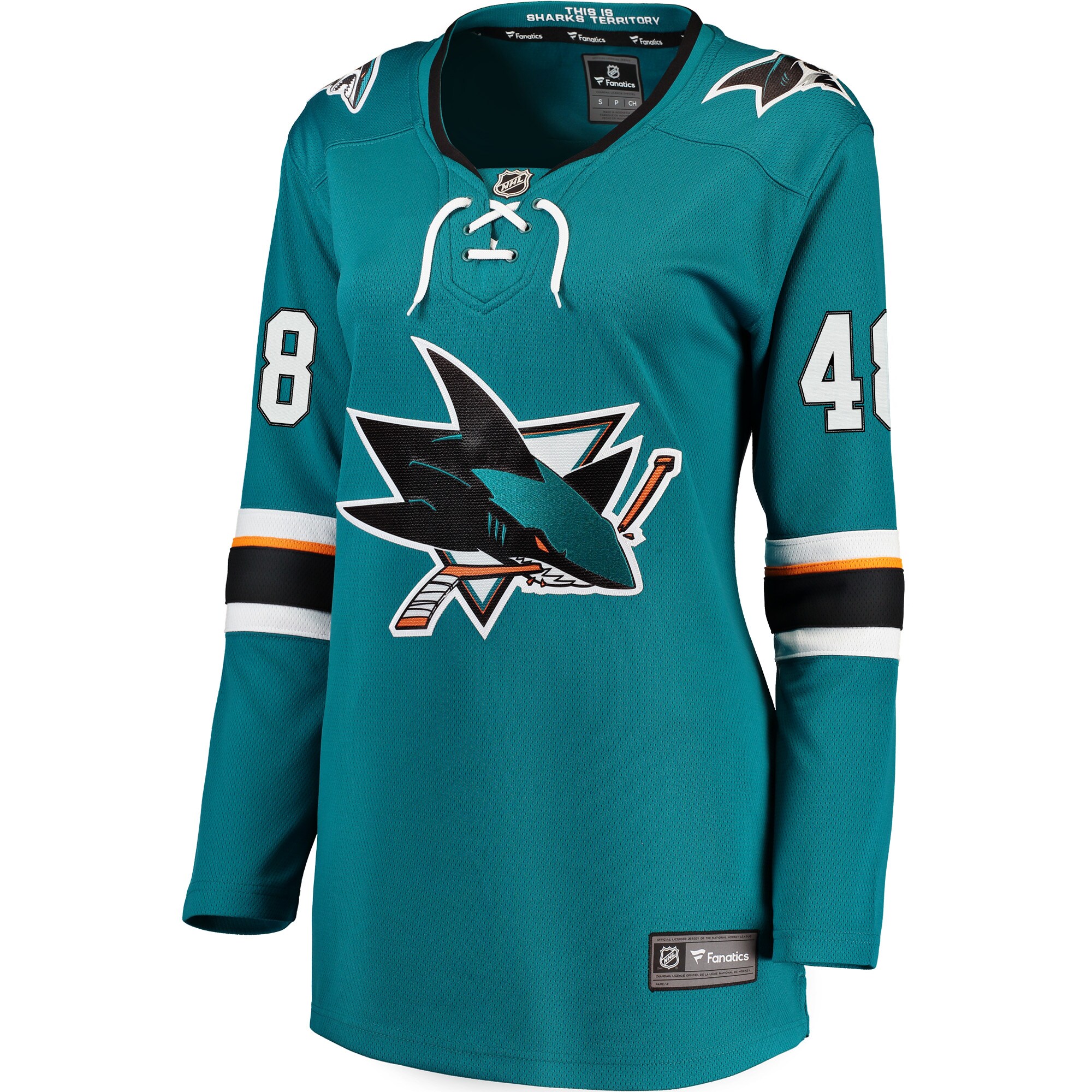 Tomas Hertl San Jose Sharks Fanatics Women's Breakaway Jersey - Teal
