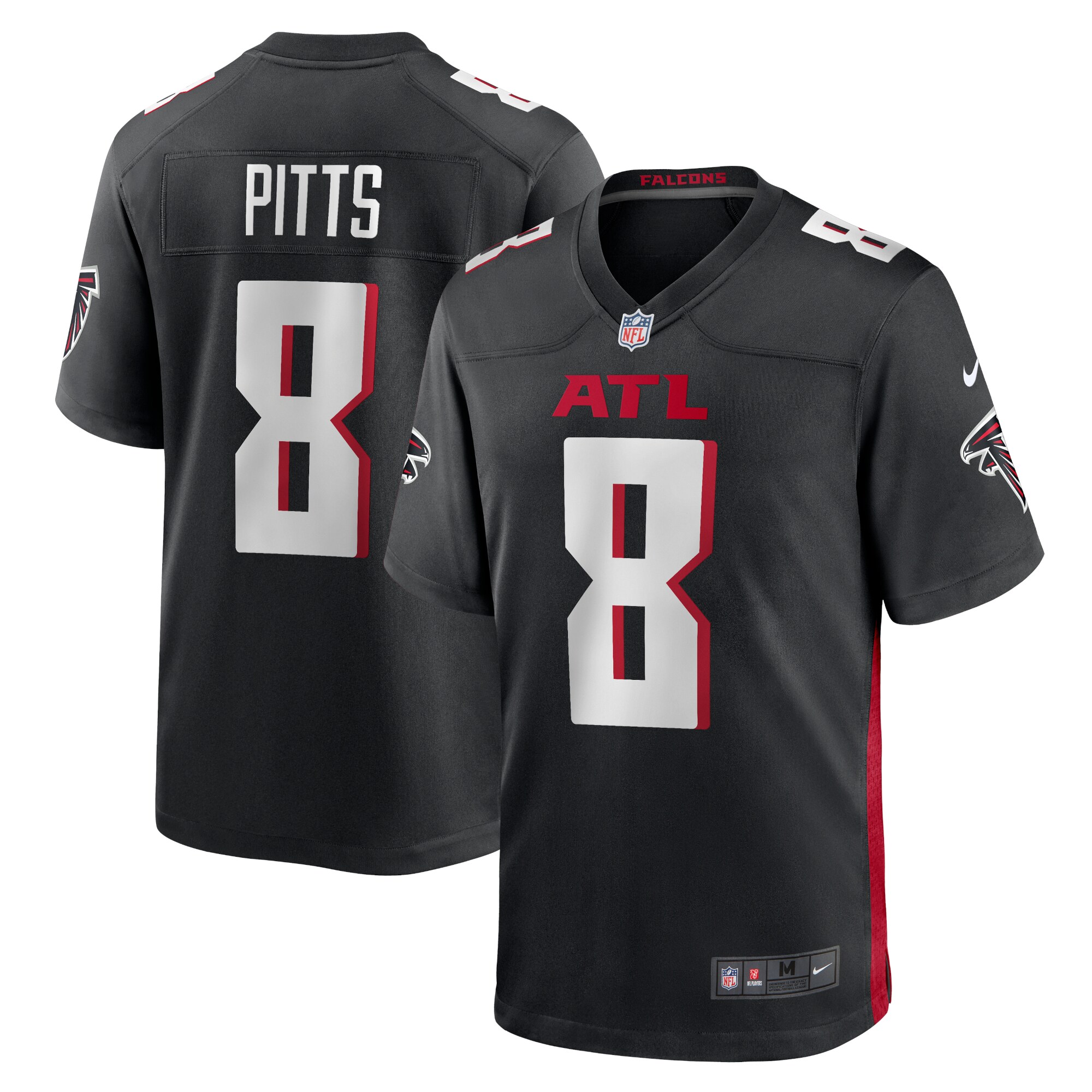 Kyle Pitts Atlanta Falcons  Youth Game Jersey - Black