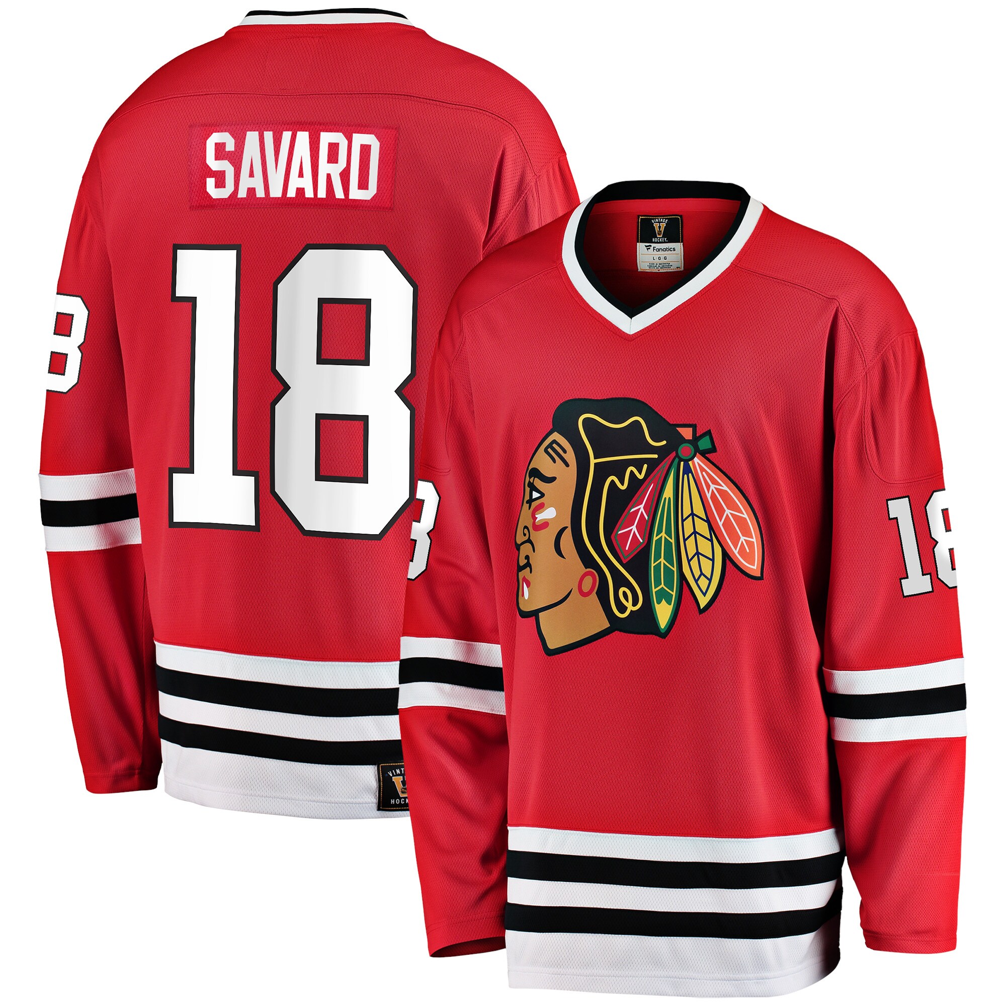 Denis Savard Chicago Blackhawks Fanatics Premier Breakaway Retired Player Jersey - Red