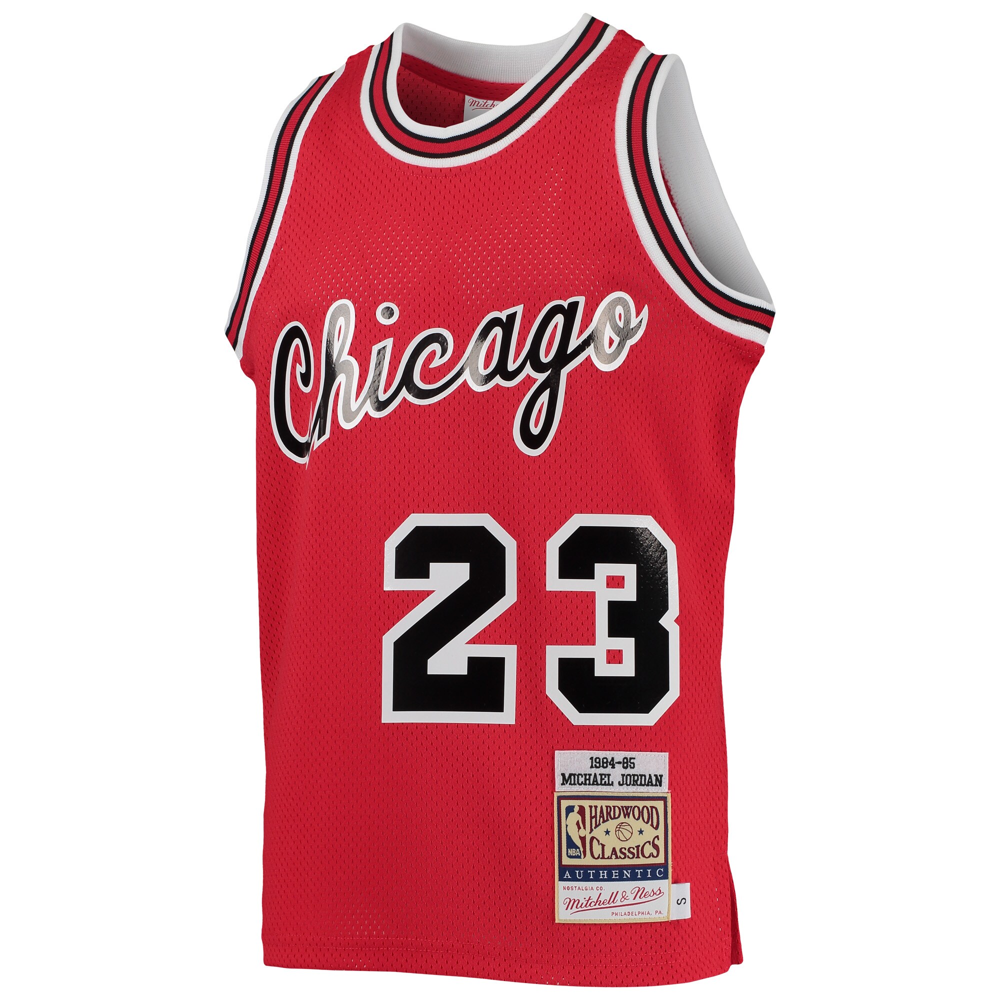 Michael Jordan Chicago Bulls Mitchell & Ness Youth 1984\/85 Hardwood Classics Authentic Jersey - Red