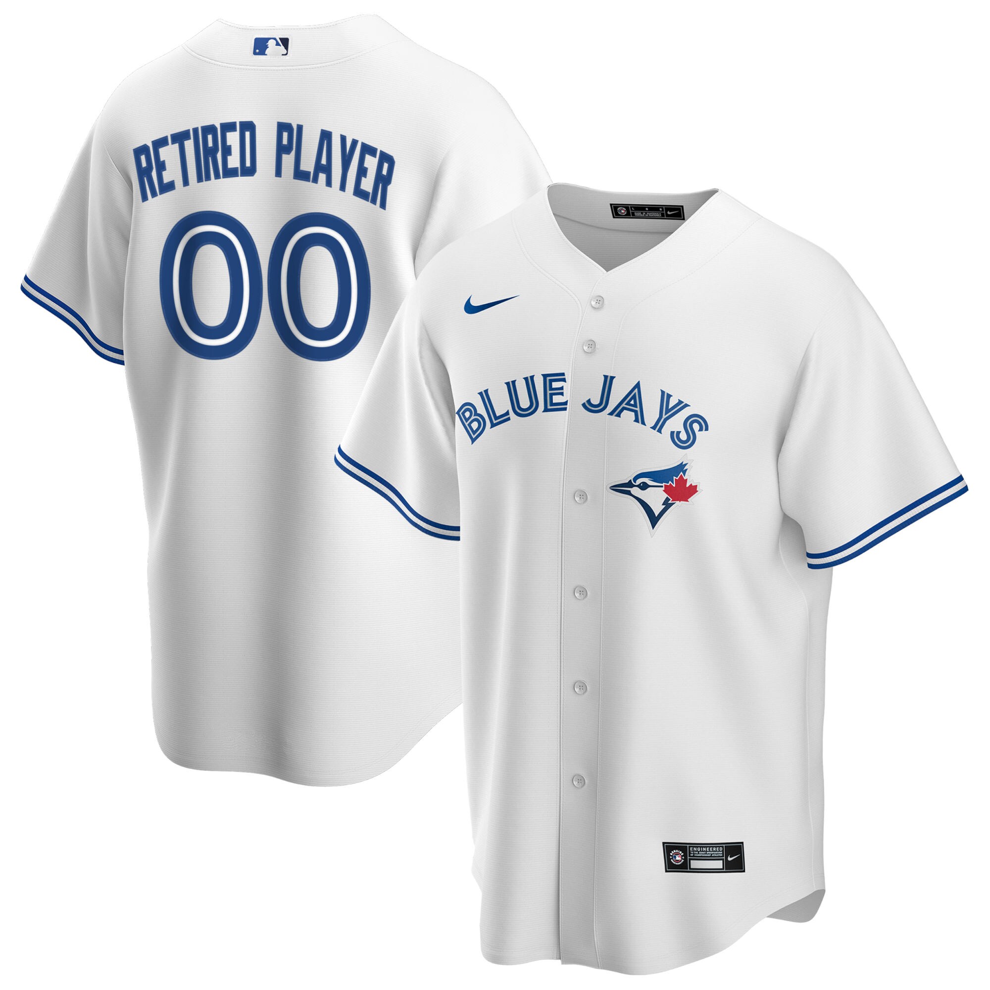 Toronto Blue Jays  Home Pick-A-Player Retired Roster Replica Jersey - White
