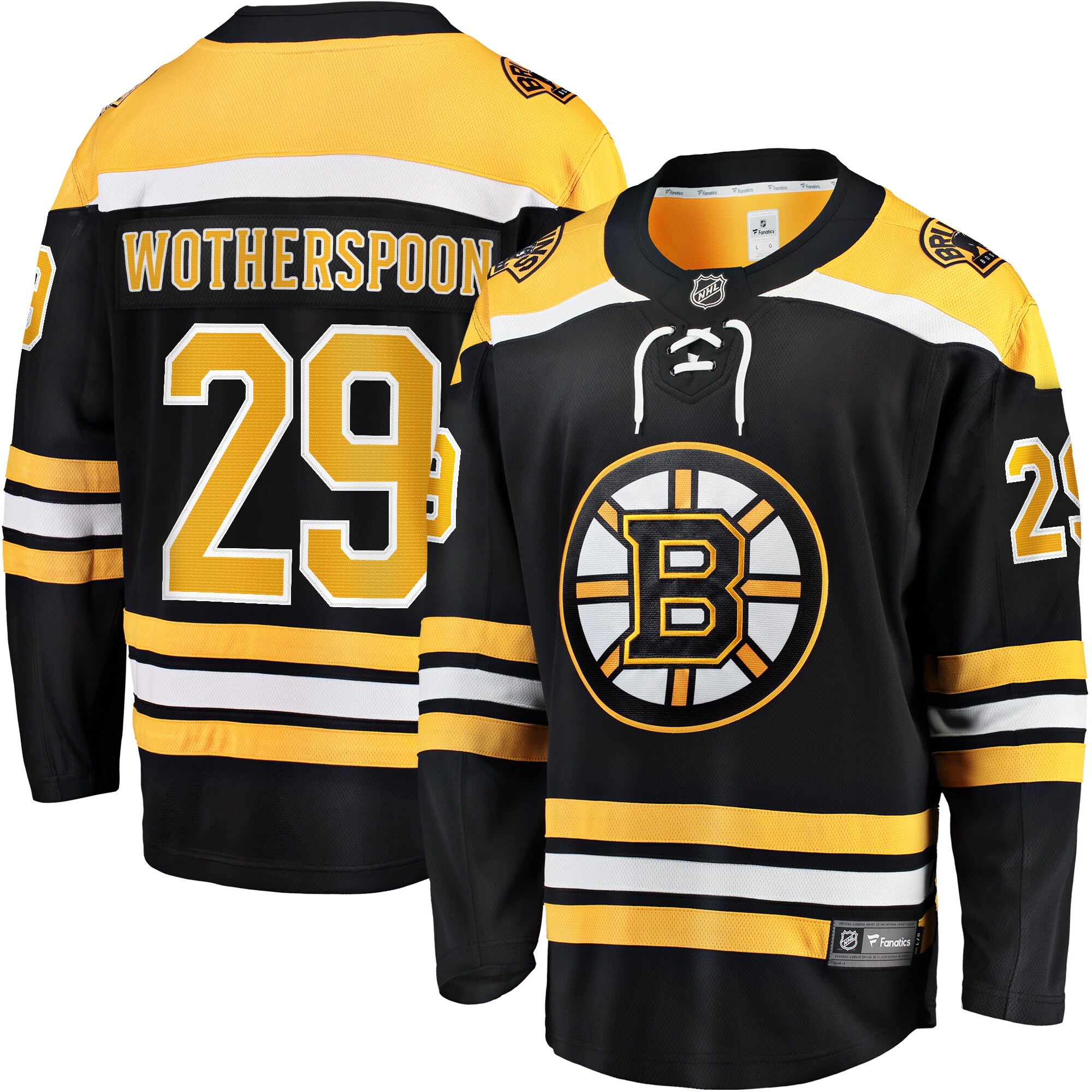 Parker Wotherspoon Boston Bruins Fanatics Home Premier Breakaway Player Jersey - Black