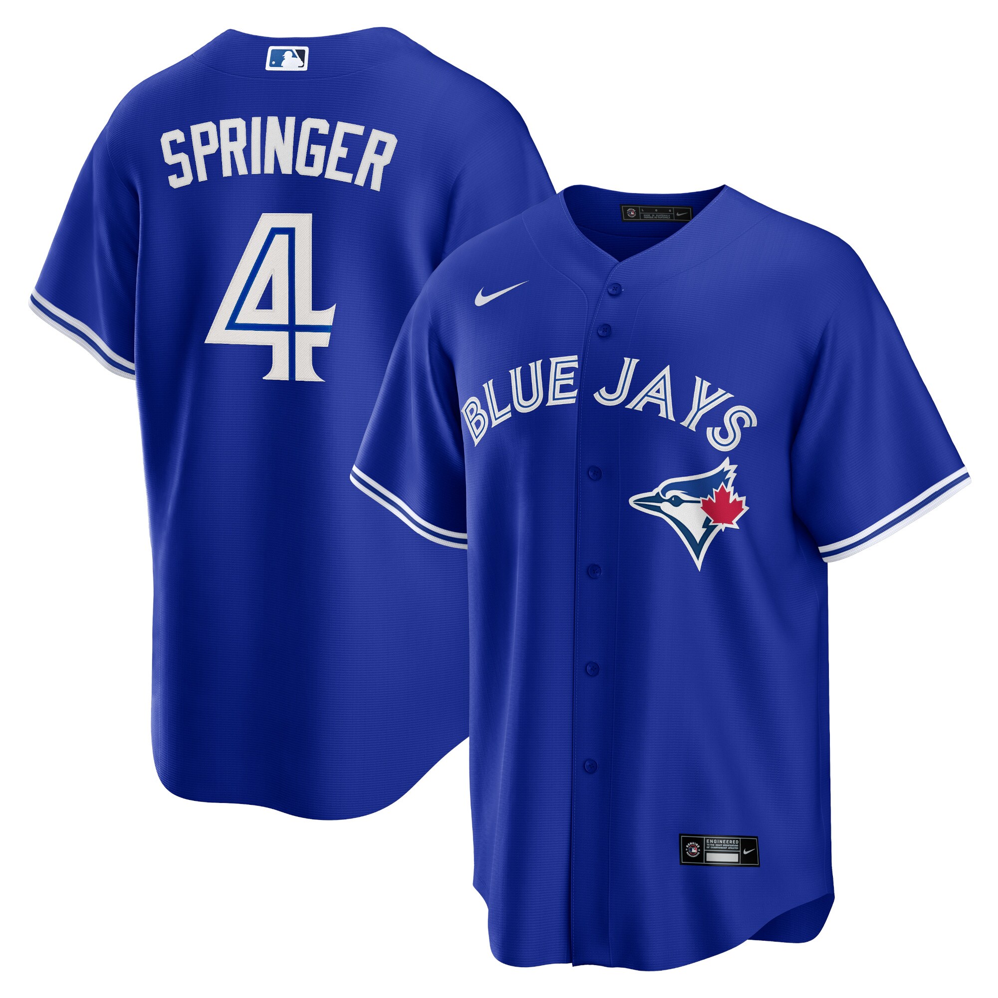George Springer Toronto Blue Jays  Alternate Replica Player Jersey - Royal