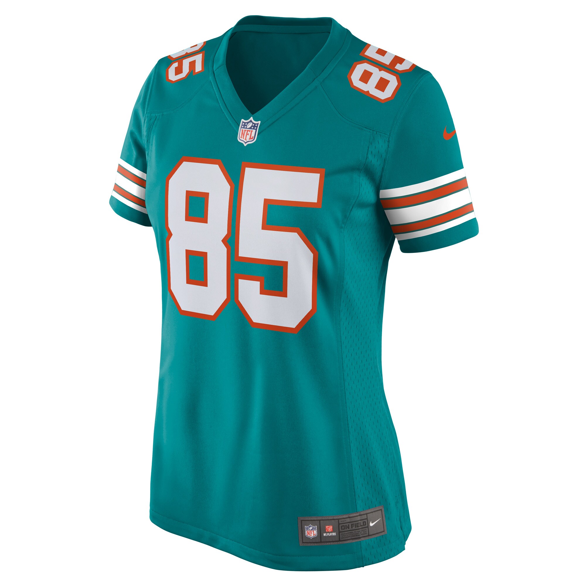 Mark Duper Miami Dolphins  Women's Retired Player Jersey - Aqua