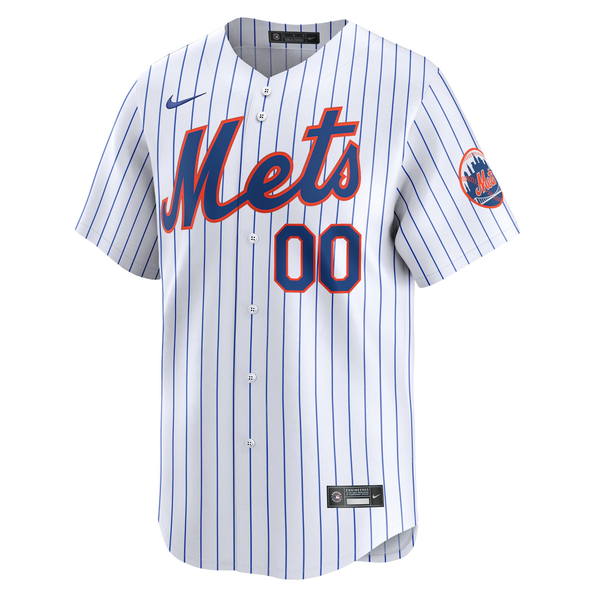 New York Mets  Youth Home Limited Custom Jersey - White