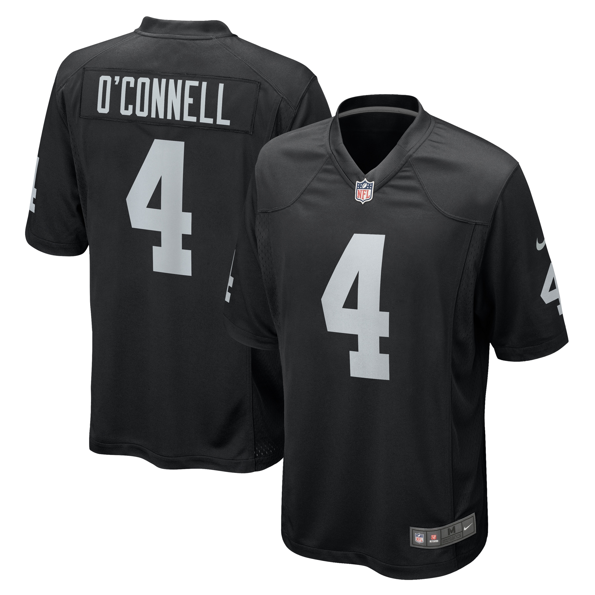 Aidan O'Connell Las Vegas Raiders   Game Jersey -  Black