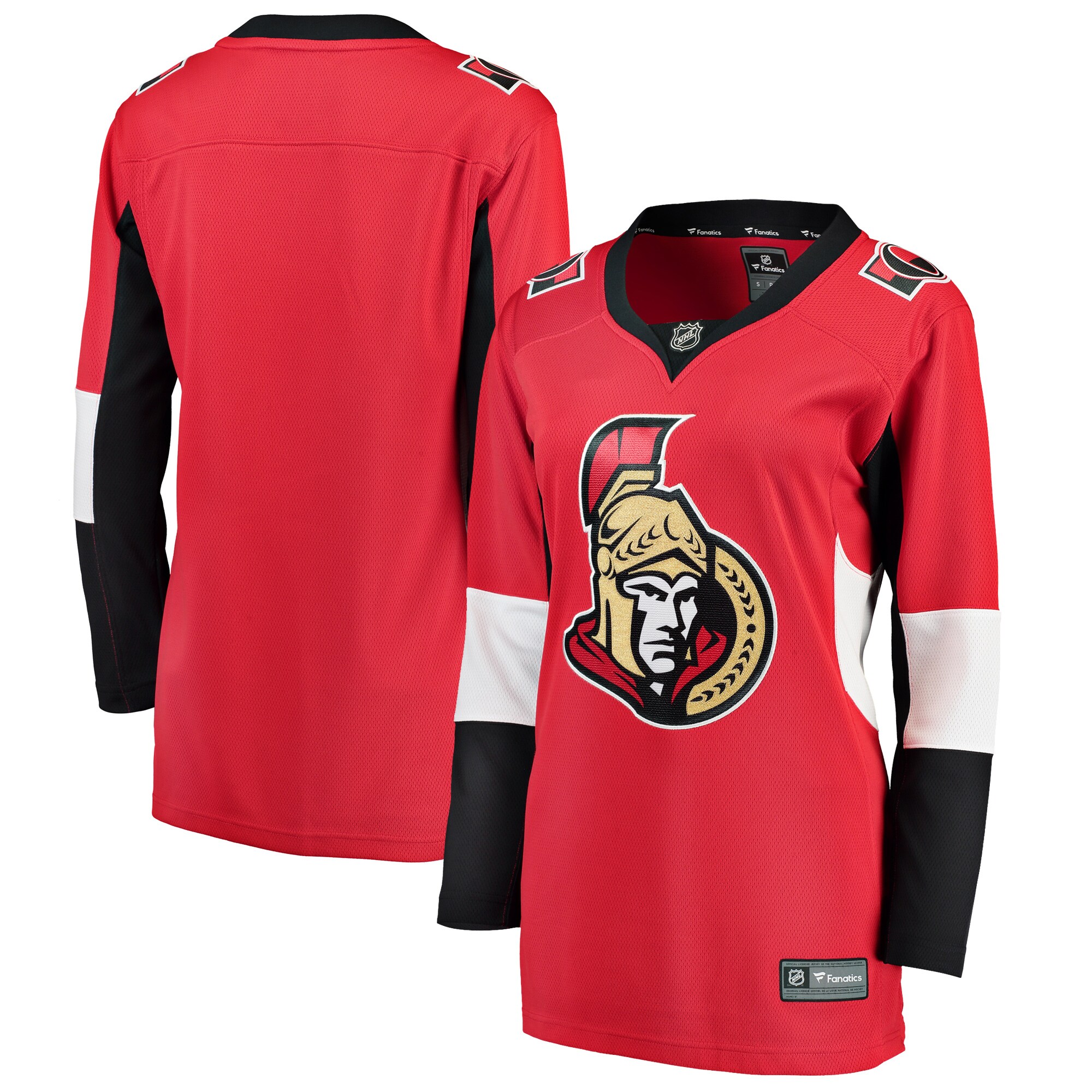 Ottawa Senators Fanatics Women's Breakaway Home Blank Jersey - Red
