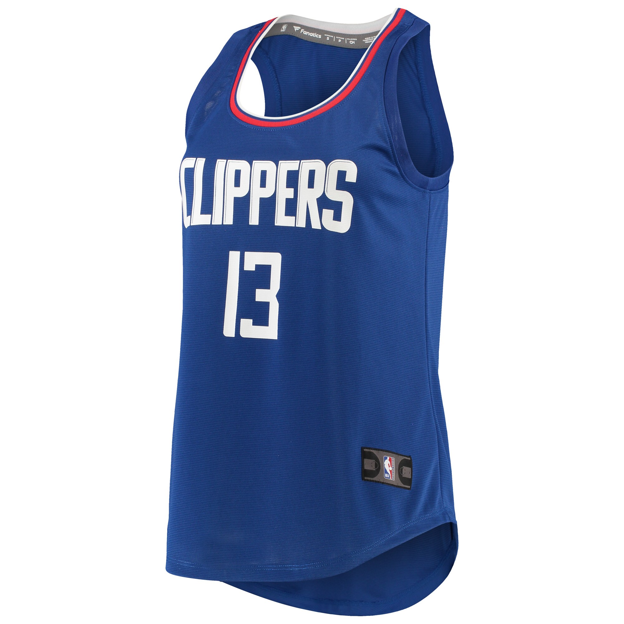 Paul George LA Clippers Fanatics Women's Fast Break Player Movement Jersey Tank Top - Royal