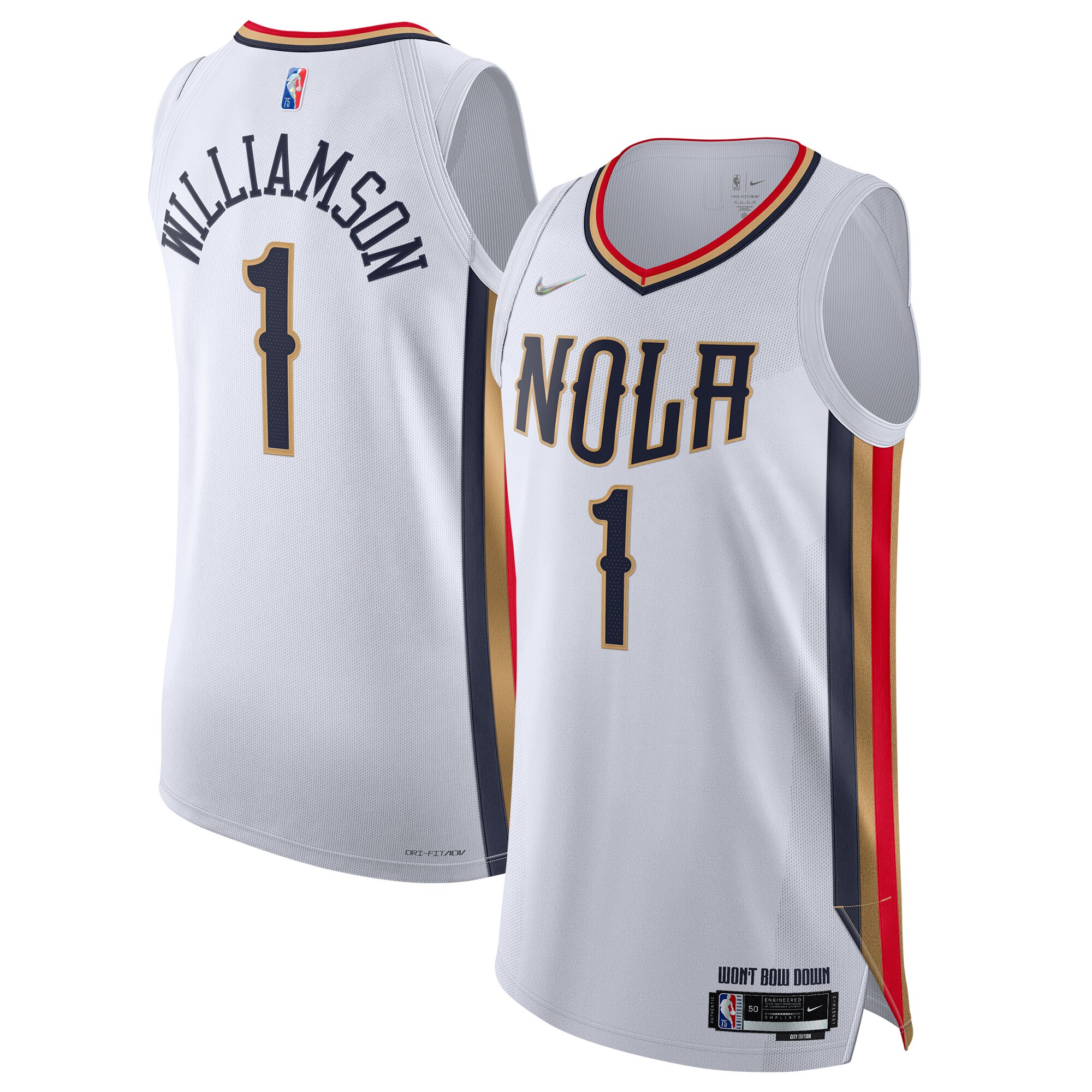 Zion Williamson New Orleans Pelicans  2021\/22 Swingman Jersey - City Edition - White