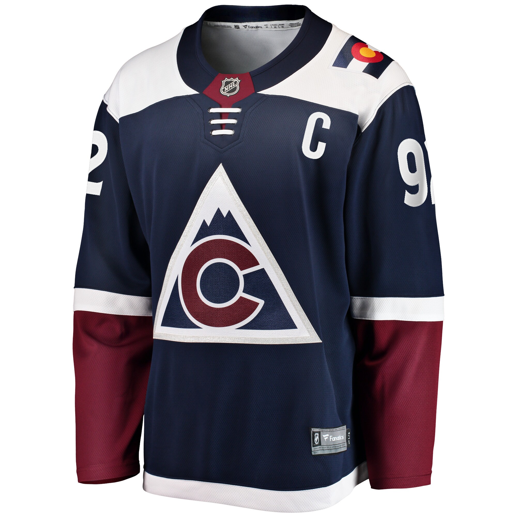 Gabriel Landeskog Colorado Avalanche Fanatics Premier Breakaway Player Jersey - Navy