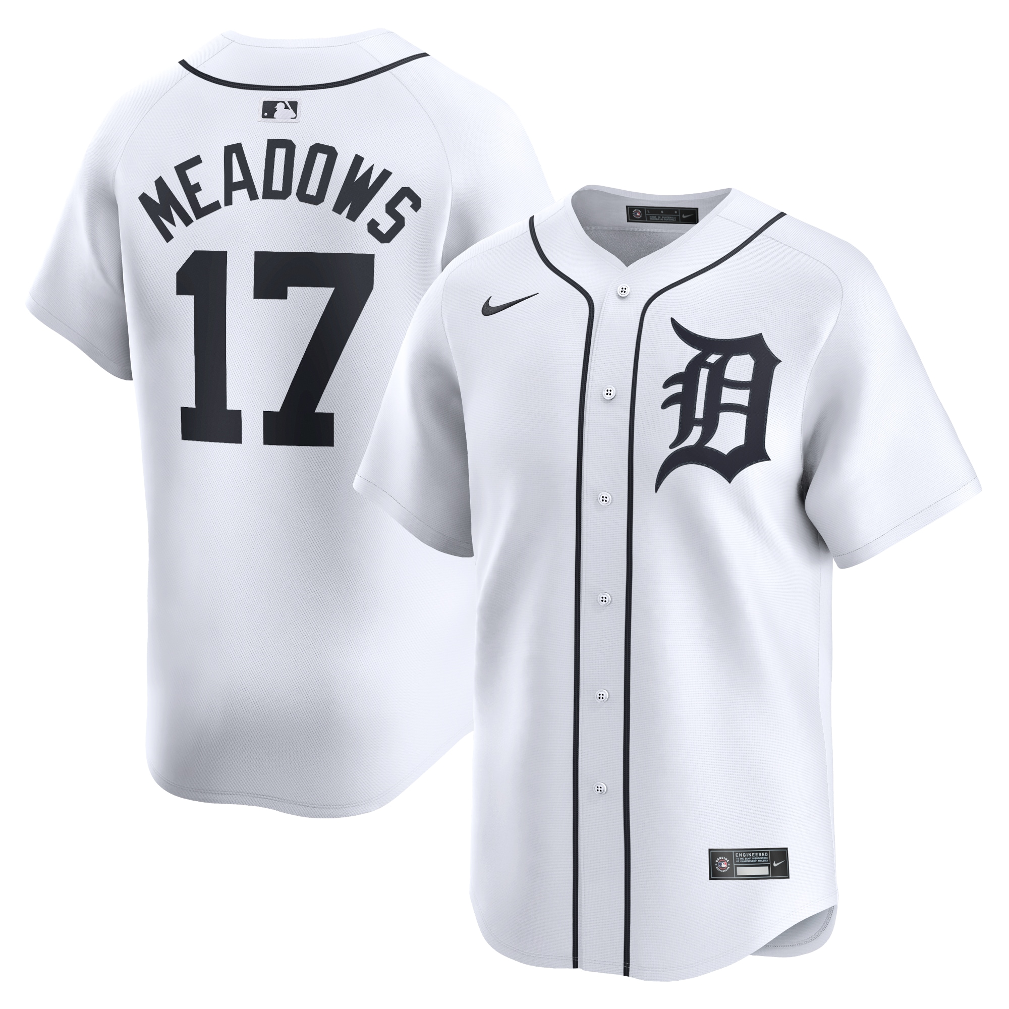 Austin Meadows Detroit Tigers  Home Limited Player Jersey - White