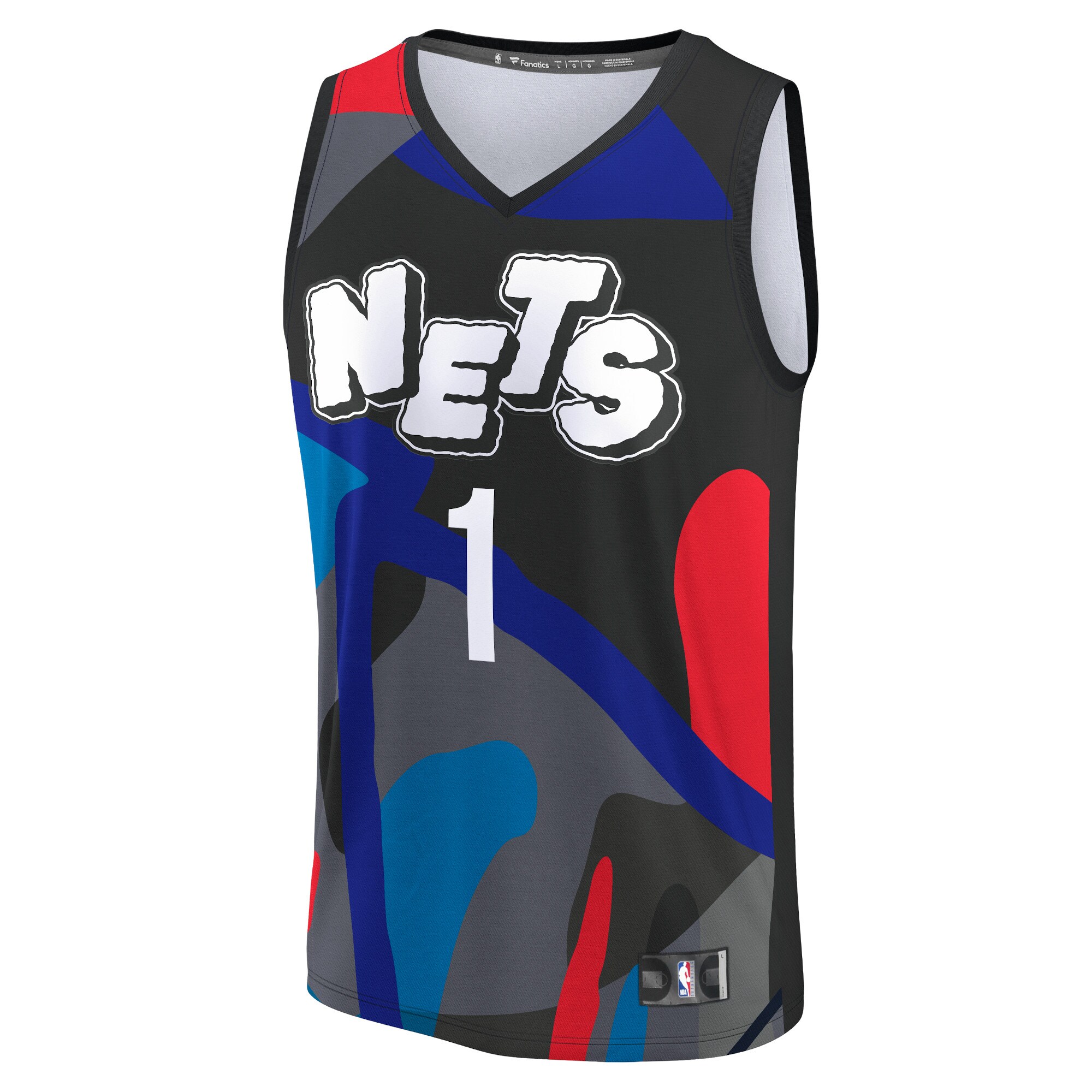 Mikal Bridges Brooklyn Nets Fanatics Youth Fast Break Jersey - Black - City Edition