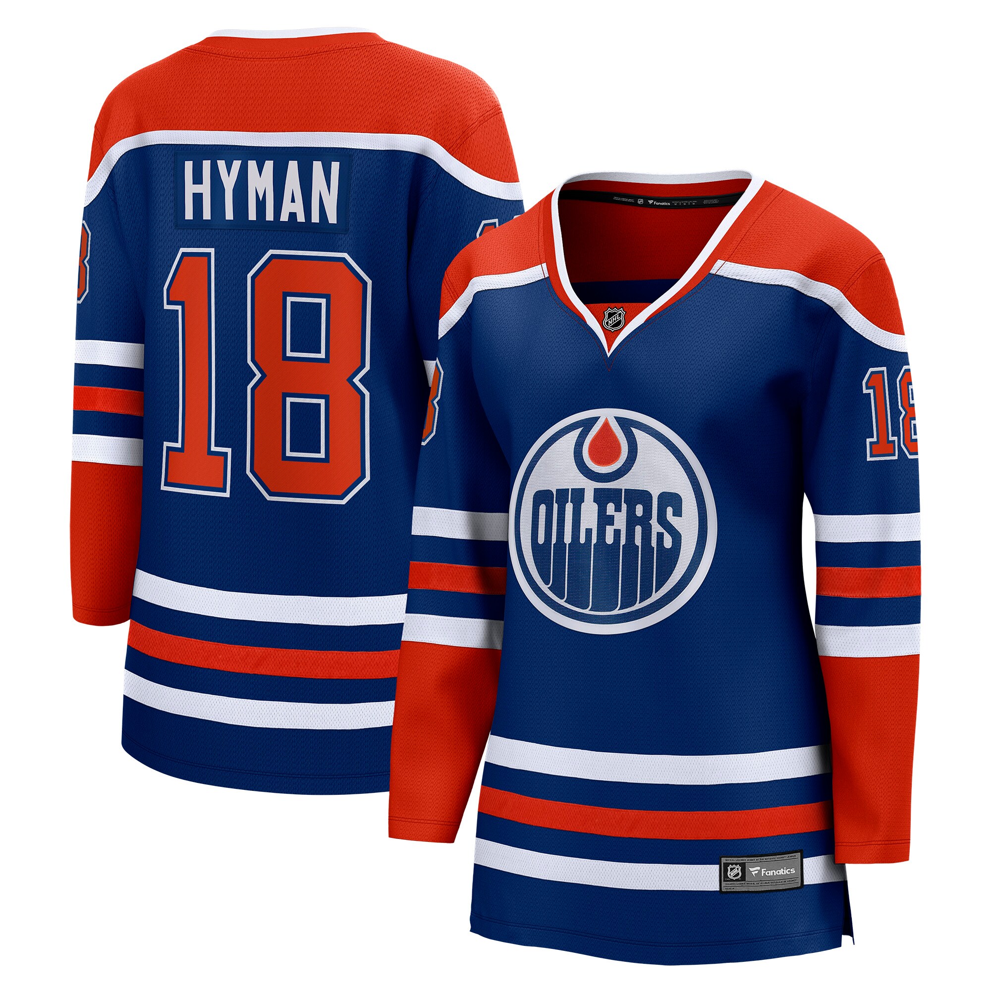 Zach Hyman Edmonton Oilers Fanatics Women's Home Breakaway Player ...