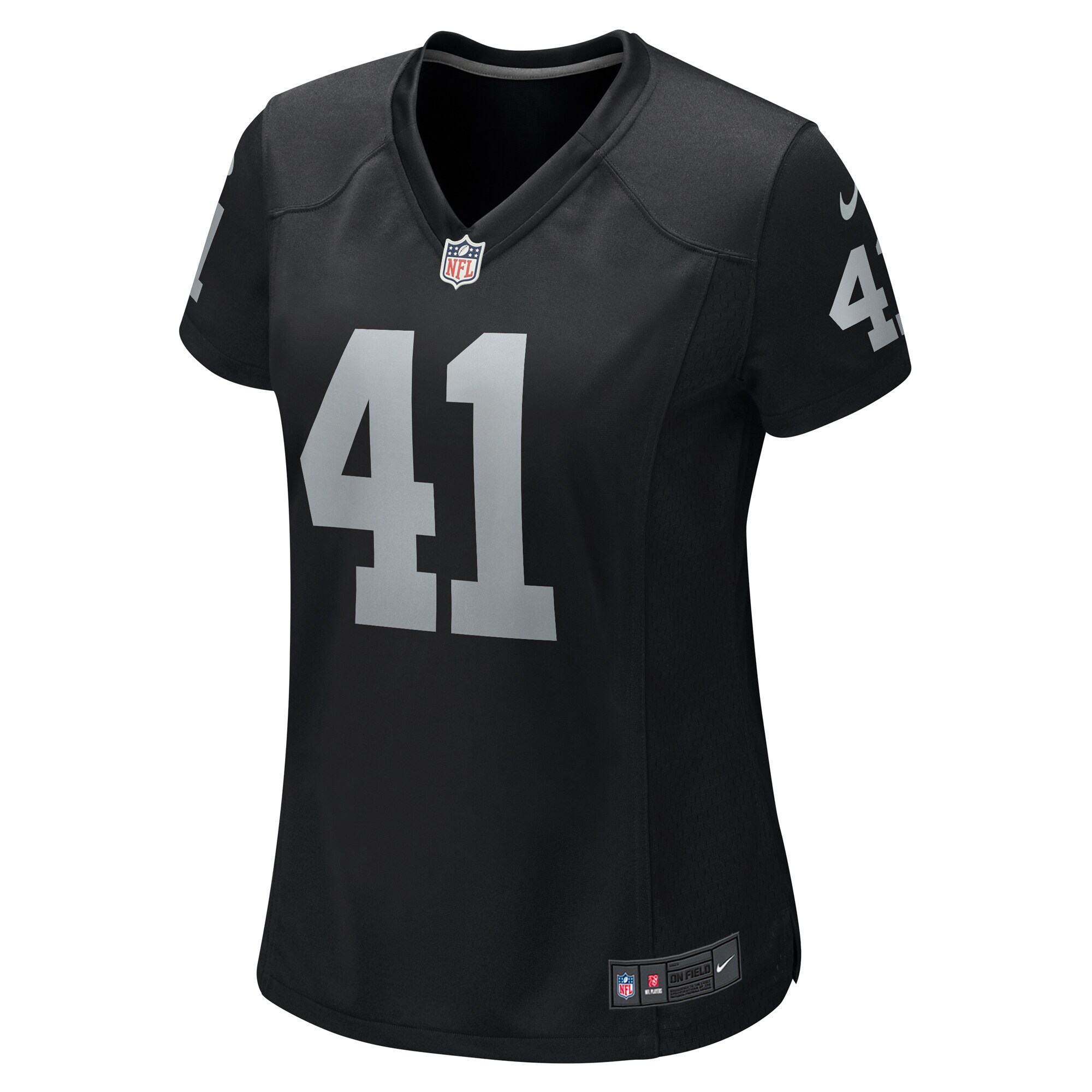 Robert Spillane Las Vegas Raiders  Women's Game Player Jersey - Black