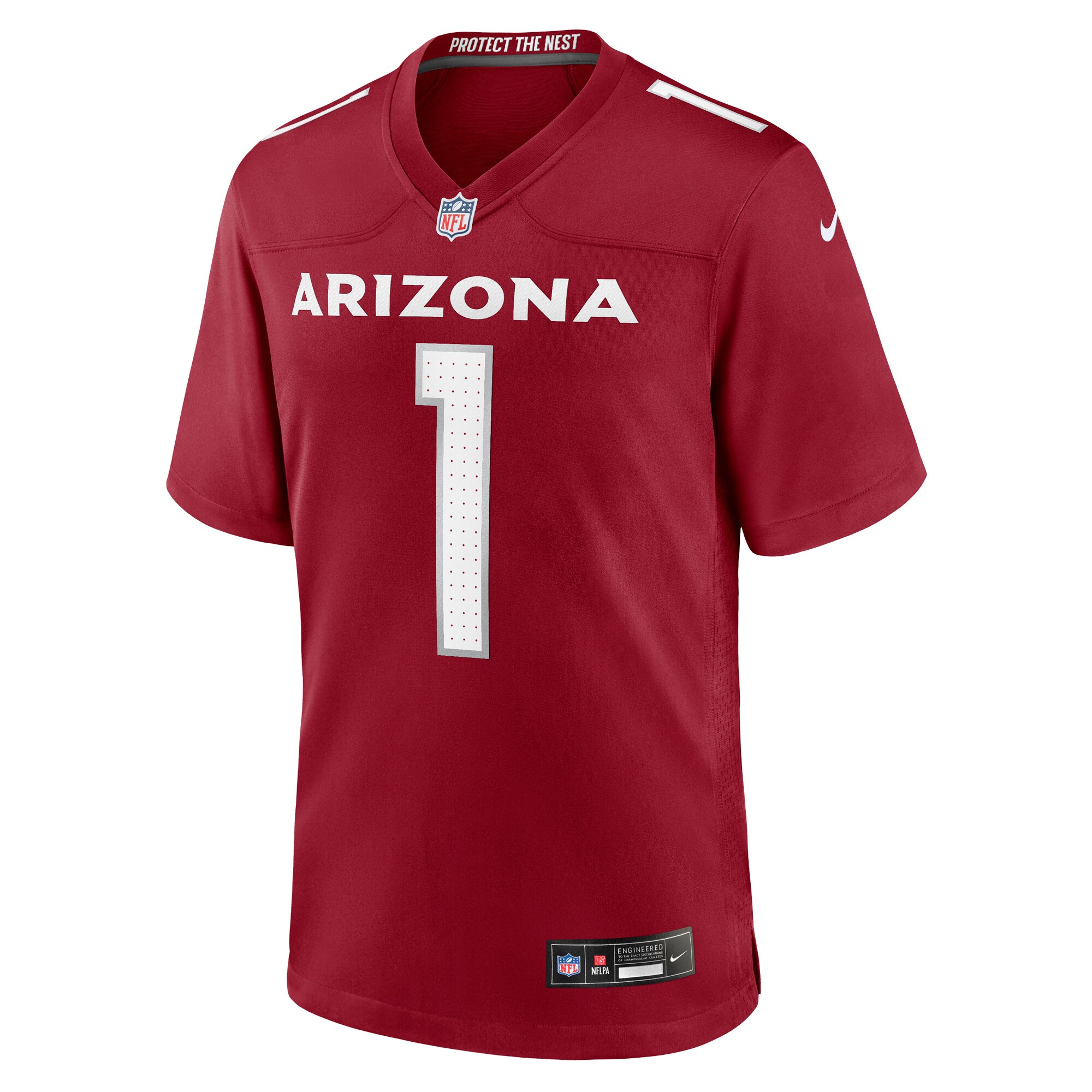 Number 1 Dad Arizona Cardinals  Game Jersey - Cardinal