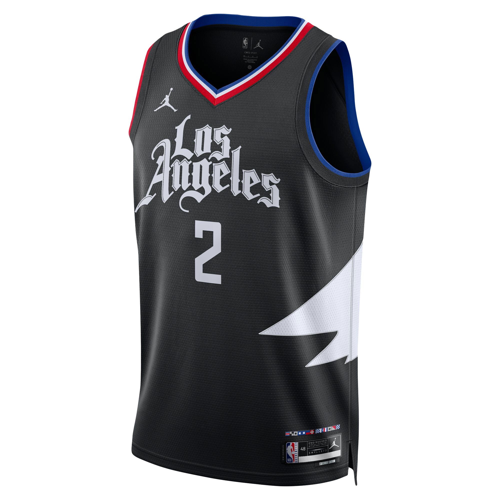 Kawhi Leonard LA Clippers Jordan Brand Unisex Swingman Jersey - Statement Edition - Black
