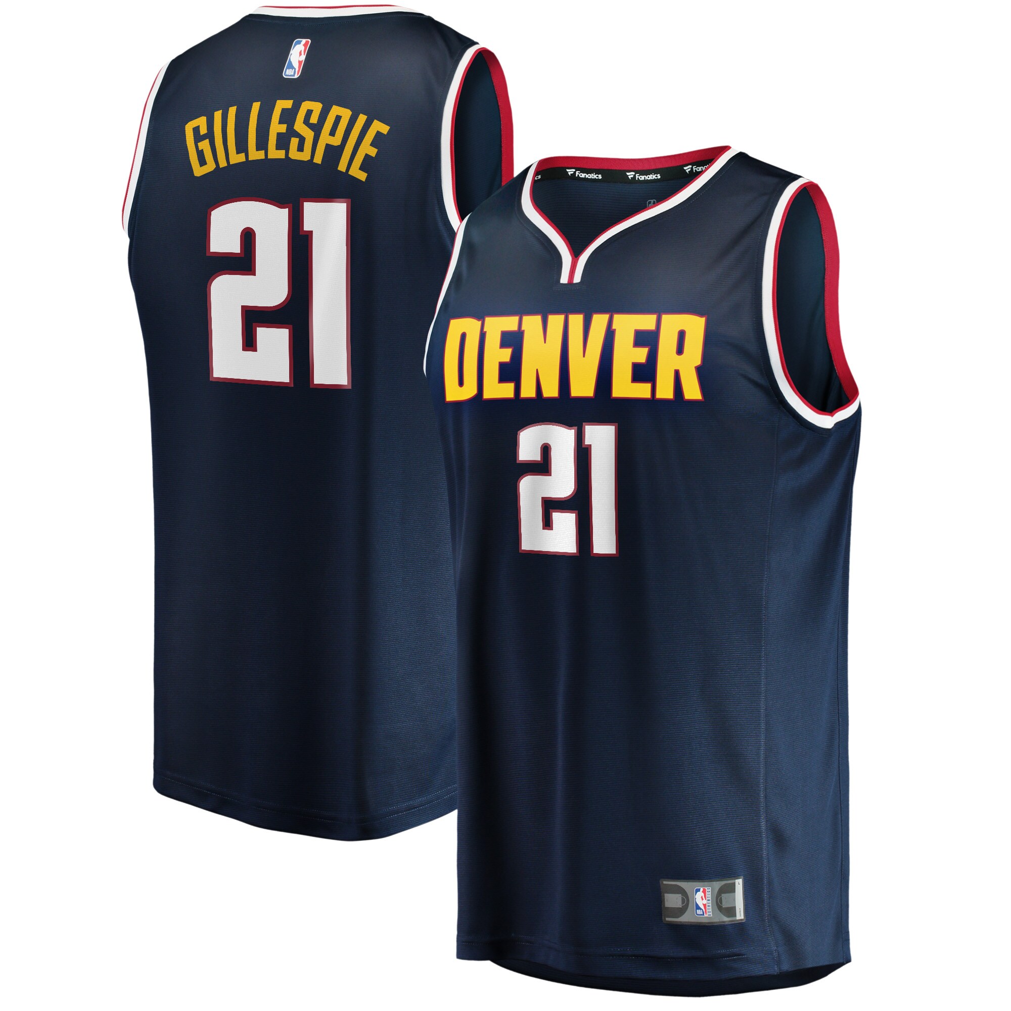 Collin Gillespie Denver Nuggets Fanatics Youth Fast Break Player Jersey - Icon Edition - Navy