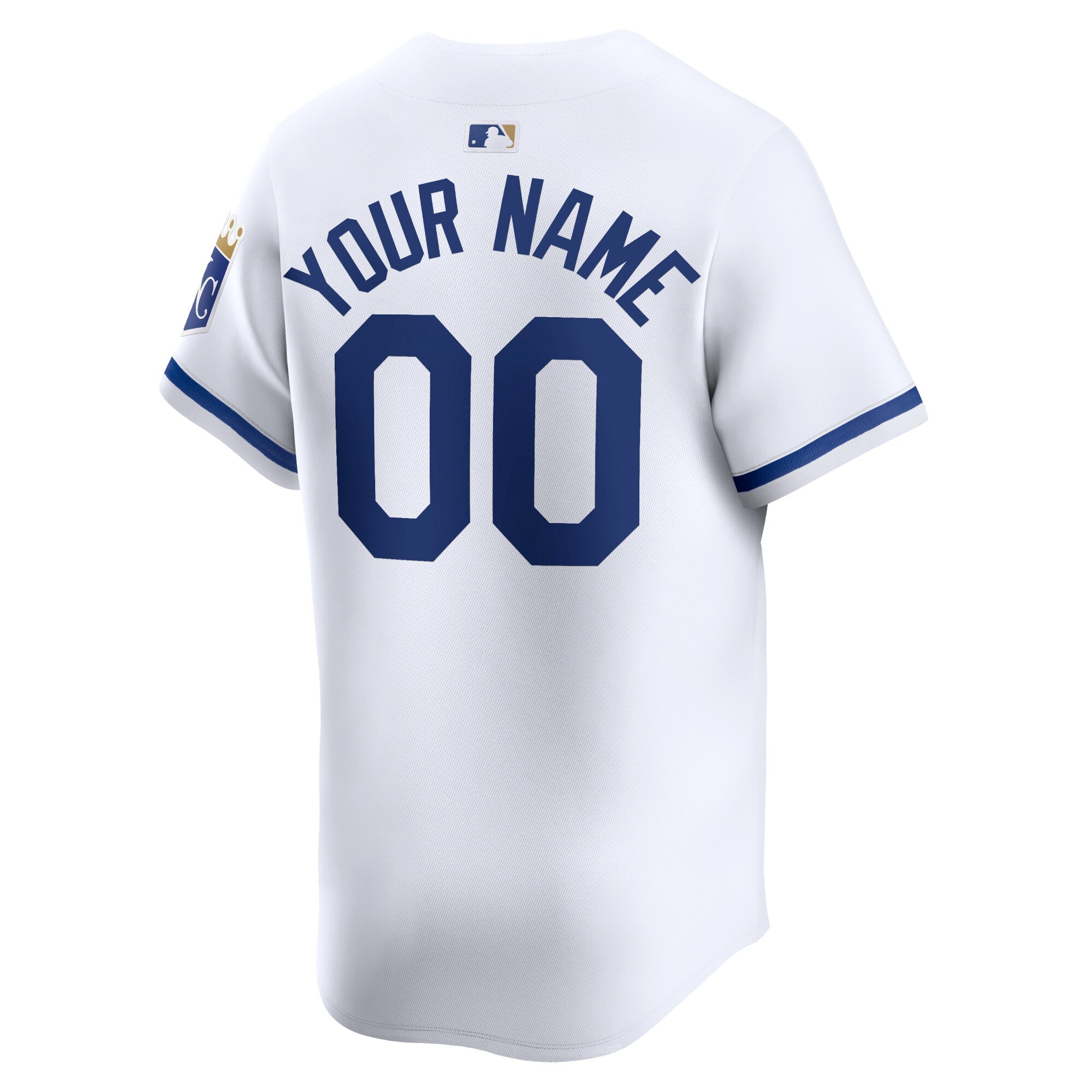 Kansas City Royals  Youth Home Limited Custom Jersey - White